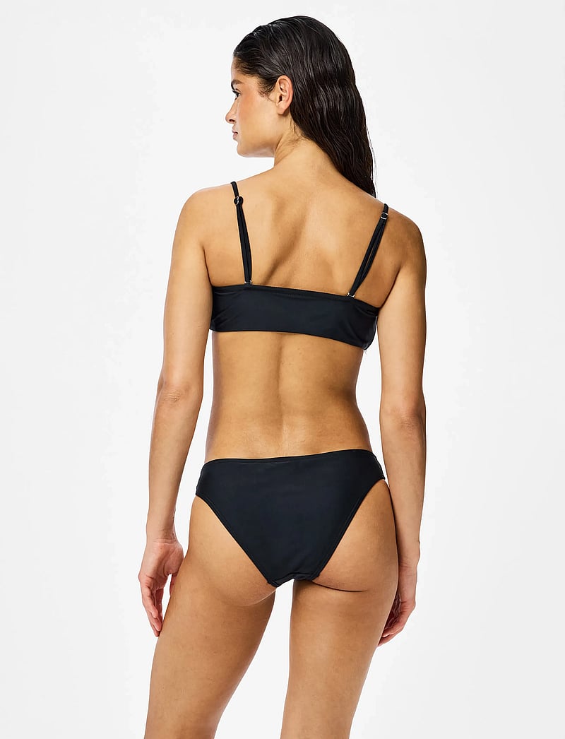 Pieces - PCBAOMI BANDEAU DETACH STRAPS TOP BC - bandeau bikini - black - 3