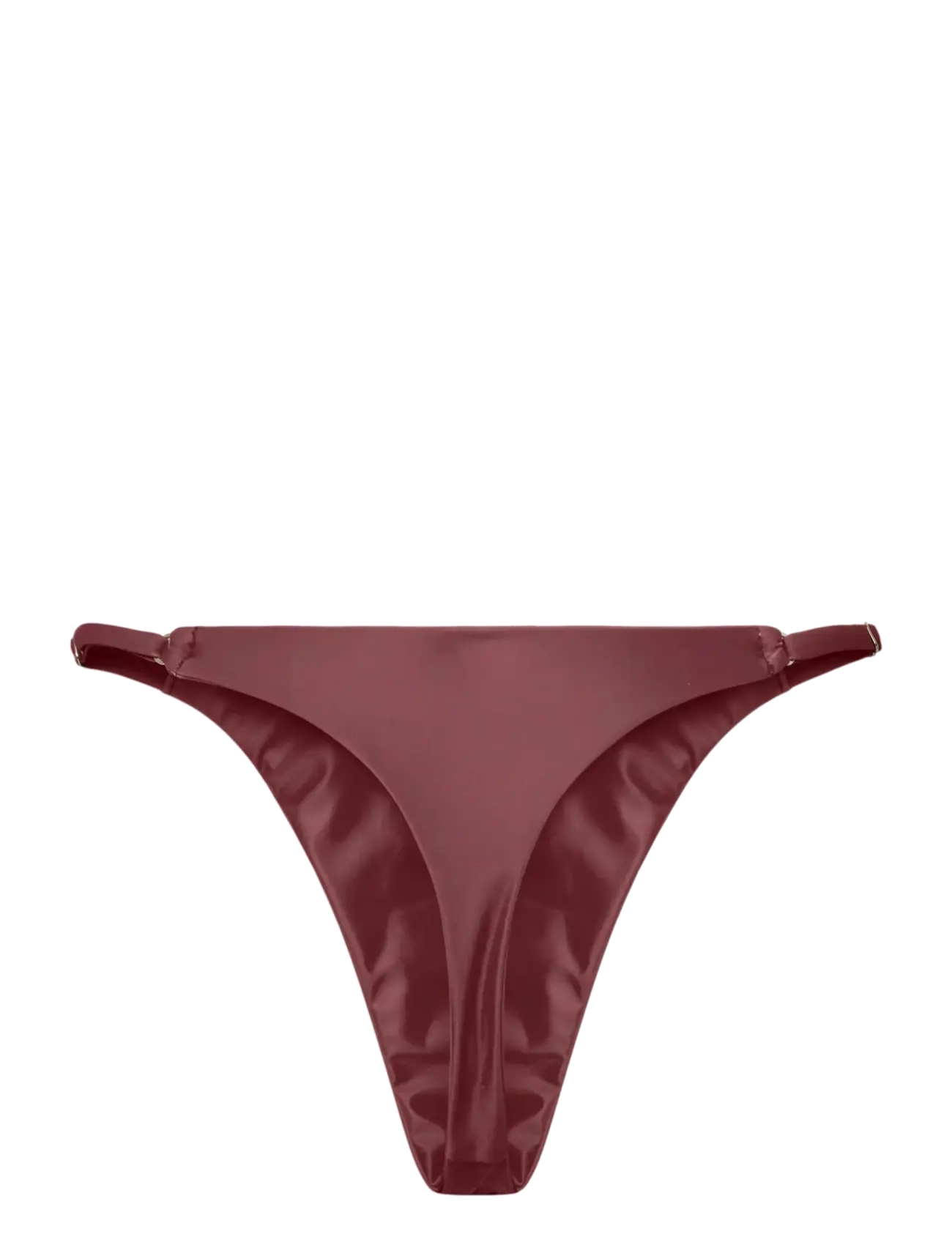 Pieces - PCBAOMI BIKINI ADJUSTABLE THONG BC - bikini apakšbikses - deep mahogany - 2