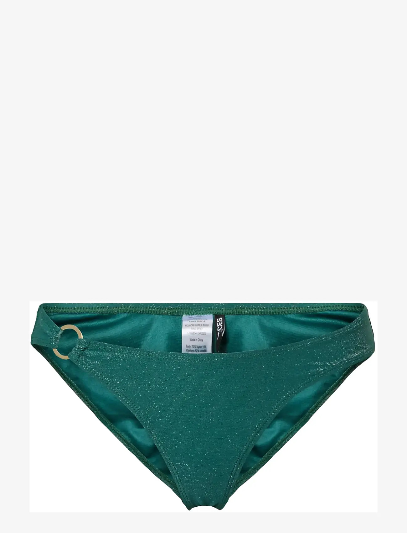 Pieces - PCLAOMI LUREX BIKINI RING BRIEF - bikini-slips - forest biome - 0