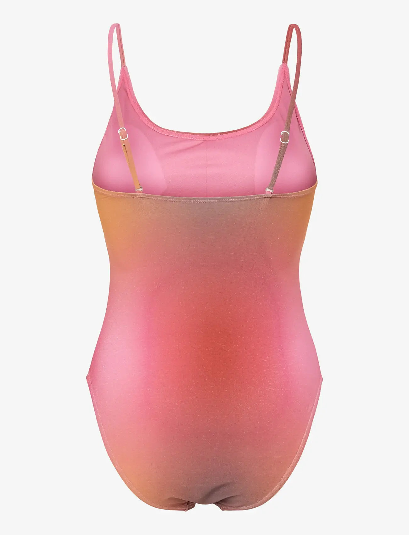 Pieces - PCLAOMI LUREX SWIMSUIT - swimsuits - red ochre - 1
