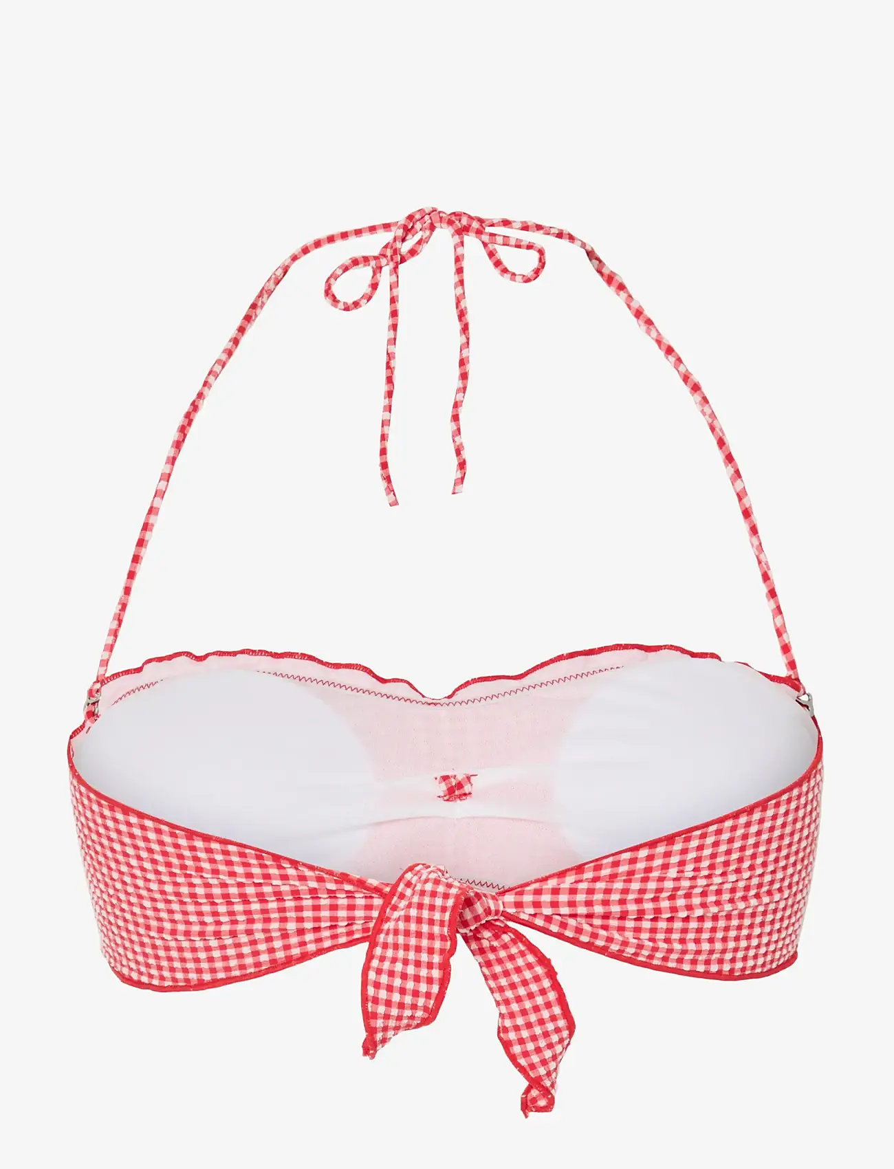 Pieces - PCKIA FRILL EDGE BIKINI TOP BC - bandeau-bikini-oberteile - lychee - 1