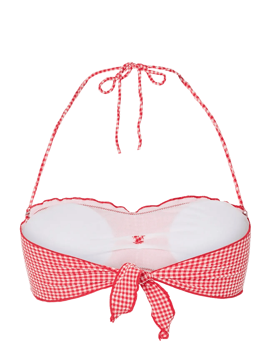 Pieces - PCKIA FRILL EDGE BIKINI TOP BC - paelast bikiinide ülaosad - lychee - 1