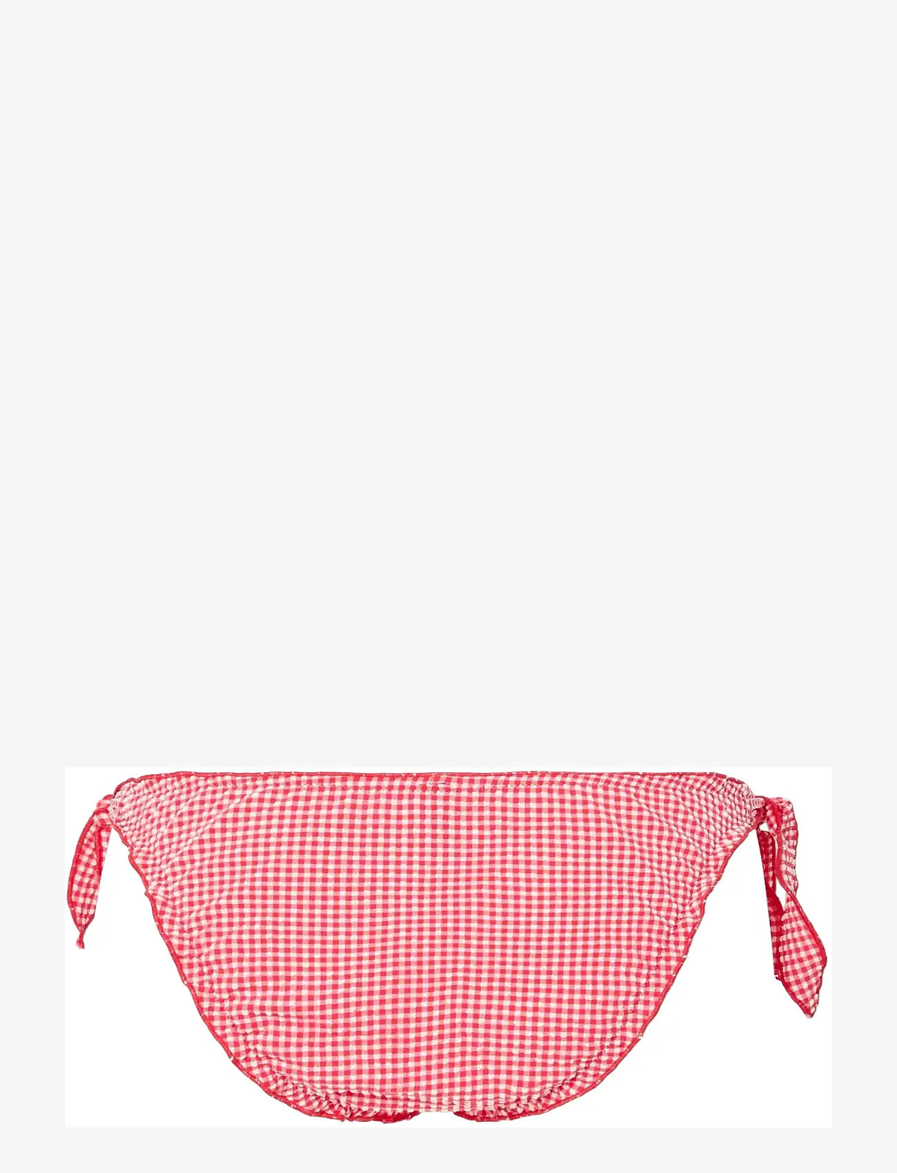 Pieces - PCKIA FRILL TIE EDGE BIKINI BRIEF BC - side tie bikinis - lychee - 1