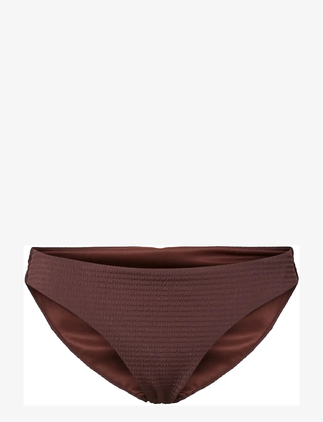 Pieces - PCKAYA SEERSUCKER BIKINI BRIEF - bikinibriefs - deep mahogany - 1