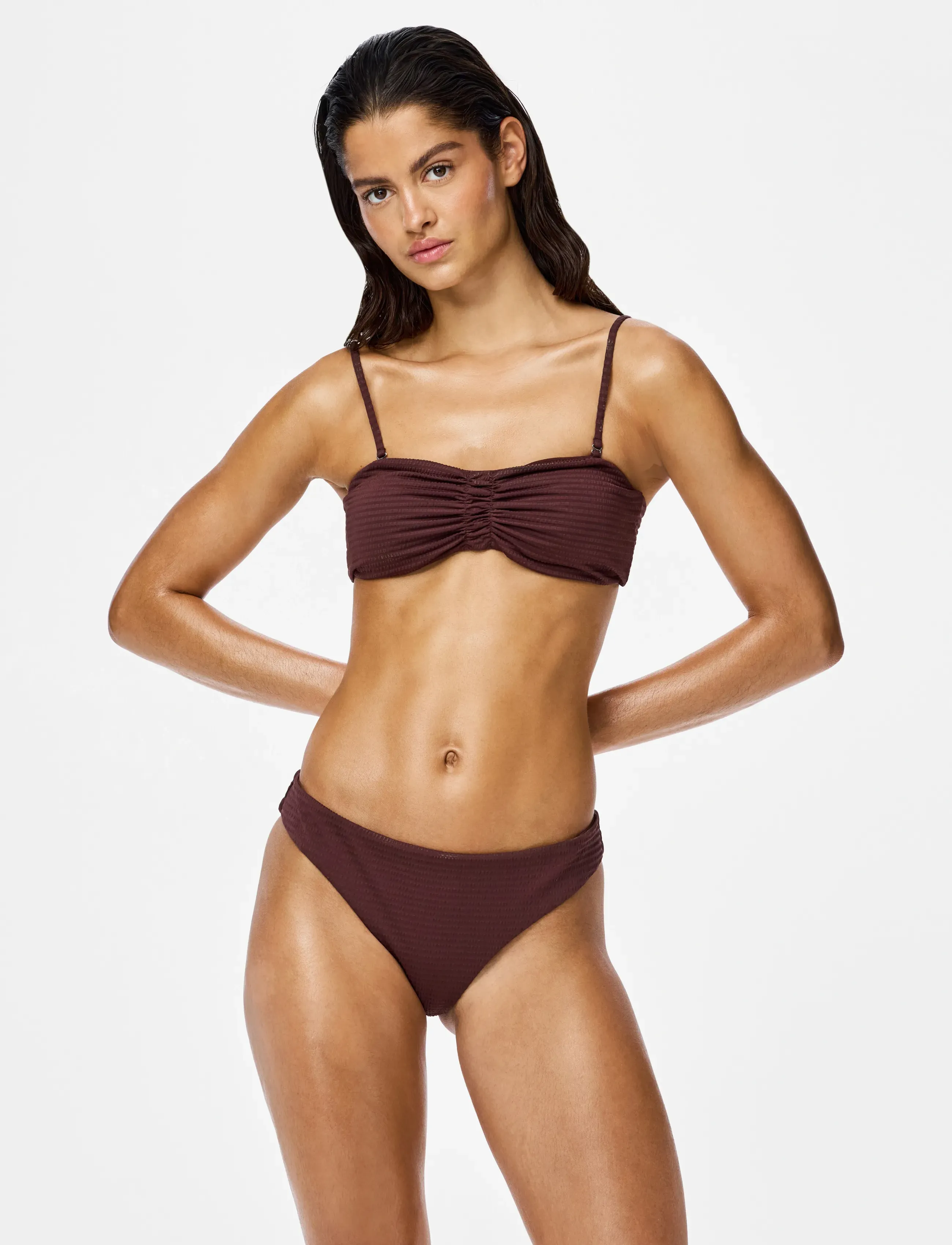 PIECES Pckaya Seersucker Bikini Top dam – bild 6