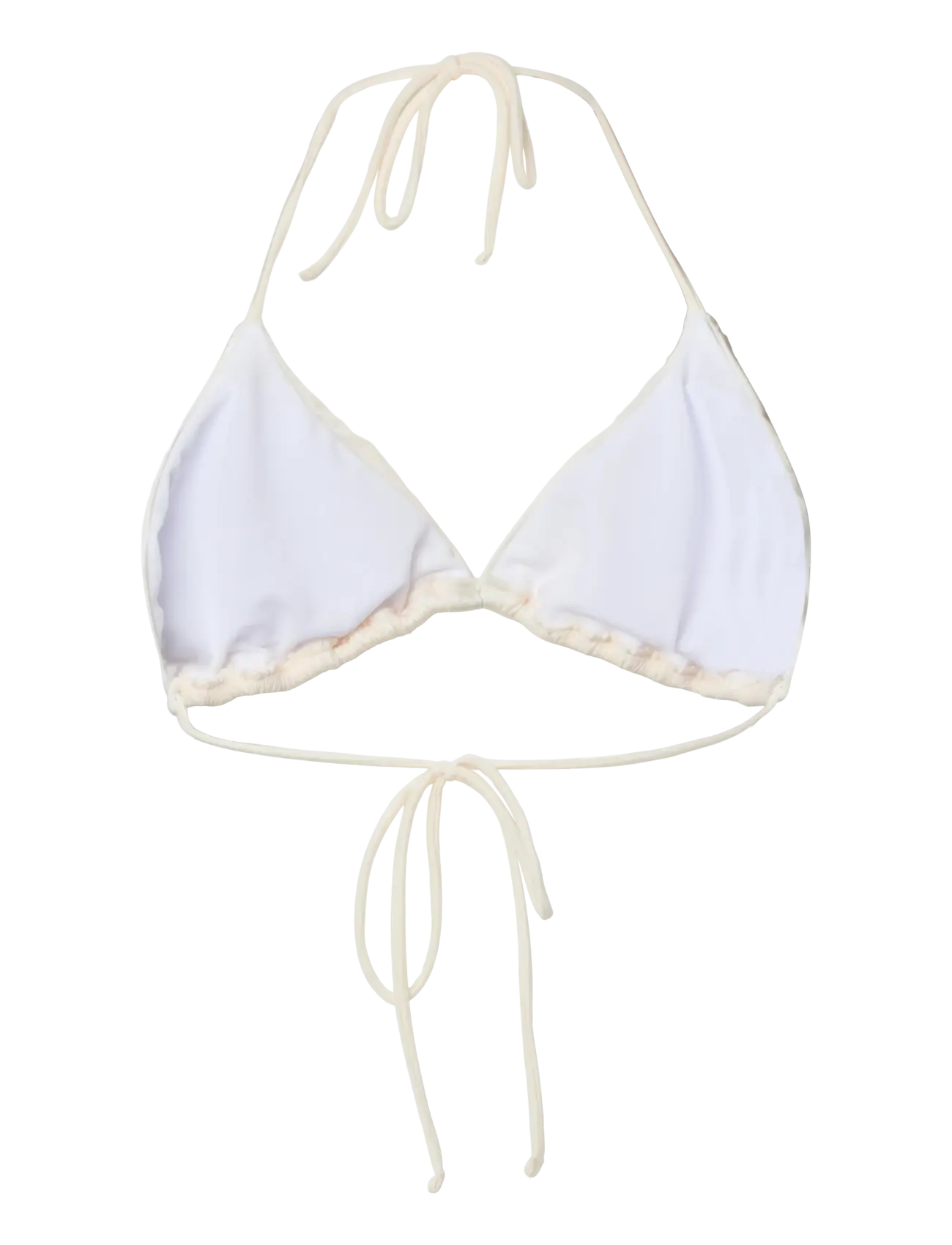 Pieces - PCKIN BIKINI SHINY BRA - dreieck-bikini-oberteile - snow white - 1