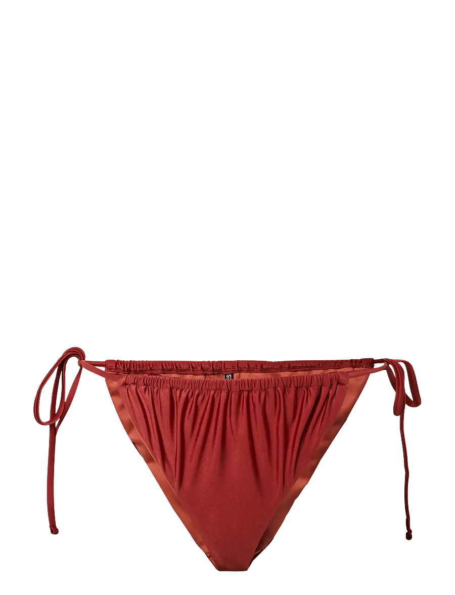 Pieces - PCKIN BIKINI SHINY TANGA - side tie bikinitrosor - red ochre - 0