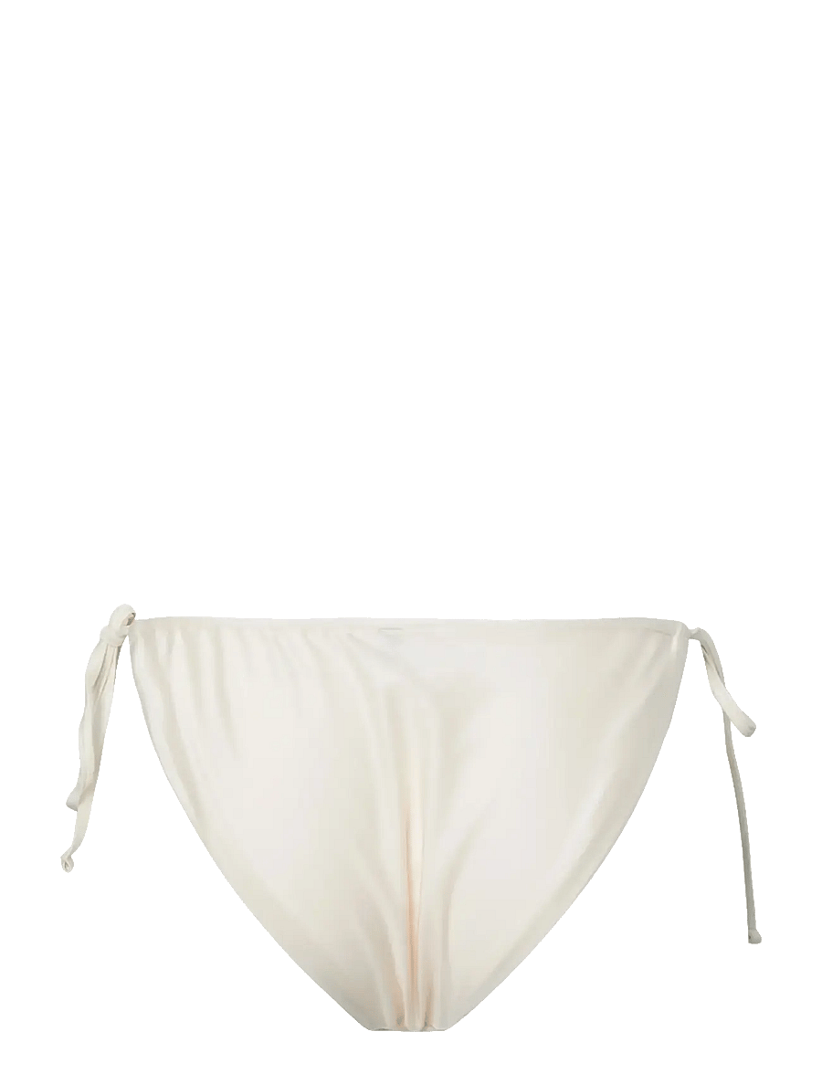 Pieces - PCKIN BIKINI SHINY TANGA - küljelt seotavad bikiinid - snow white - 1