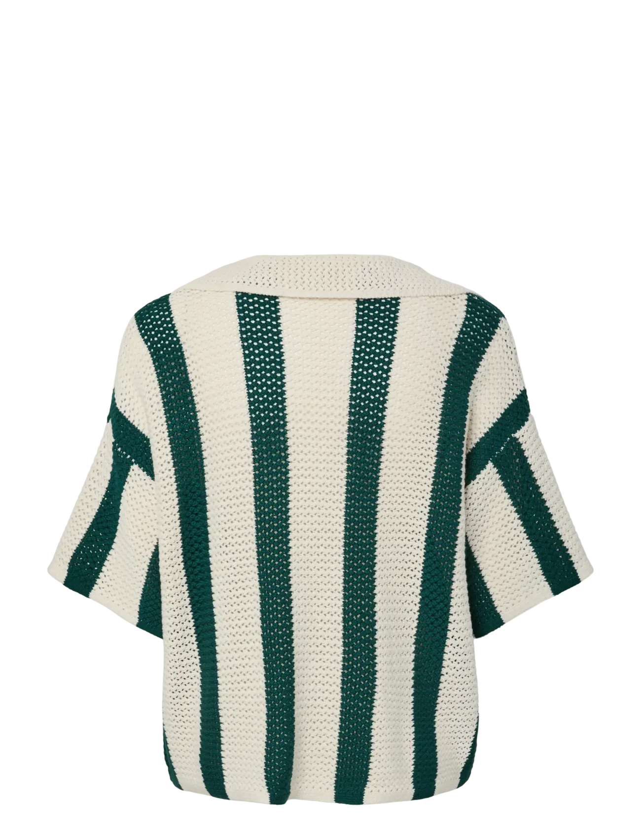 Pieces - PCKENZIE SS SHIRT BC - najniższe ceny - eggnog - 1