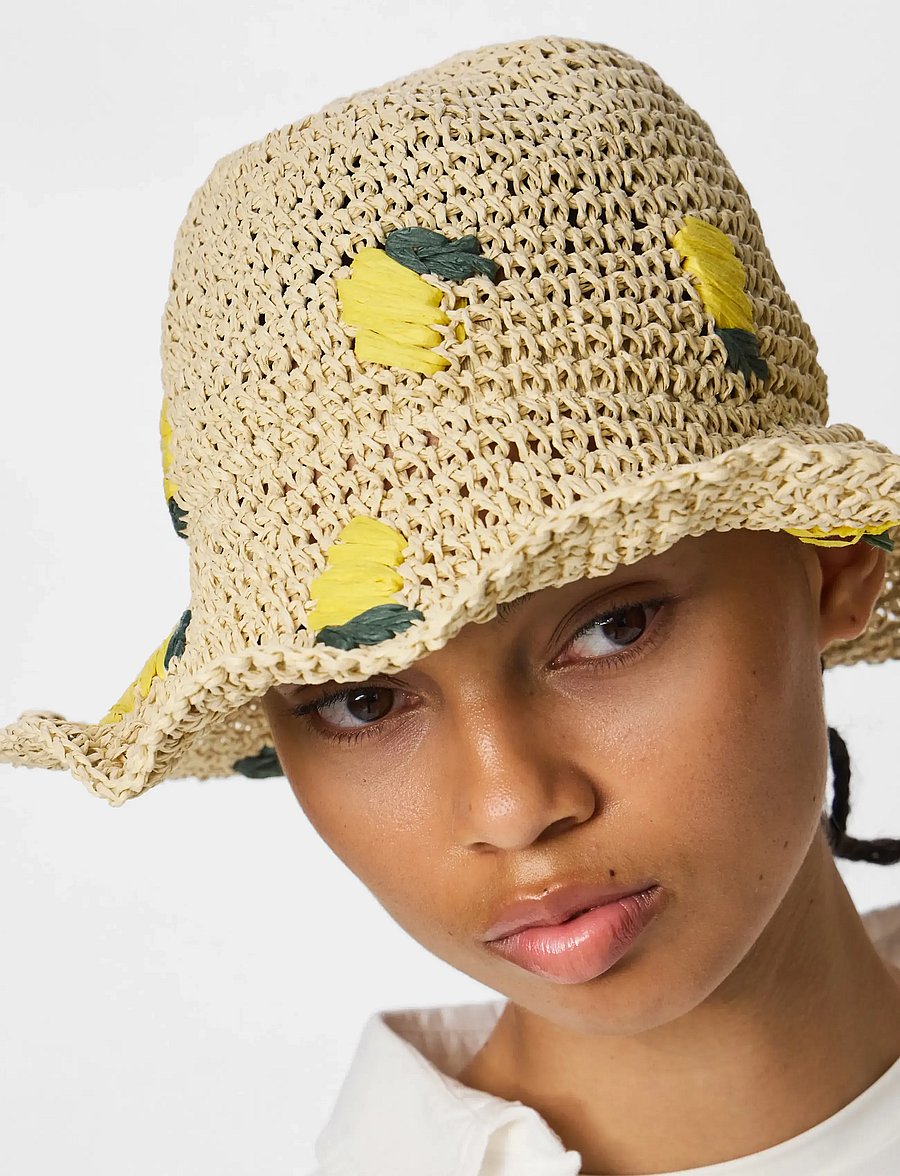 Pieces - PCKELLY BUCKET HAT - anglerhüte - nature - 4
