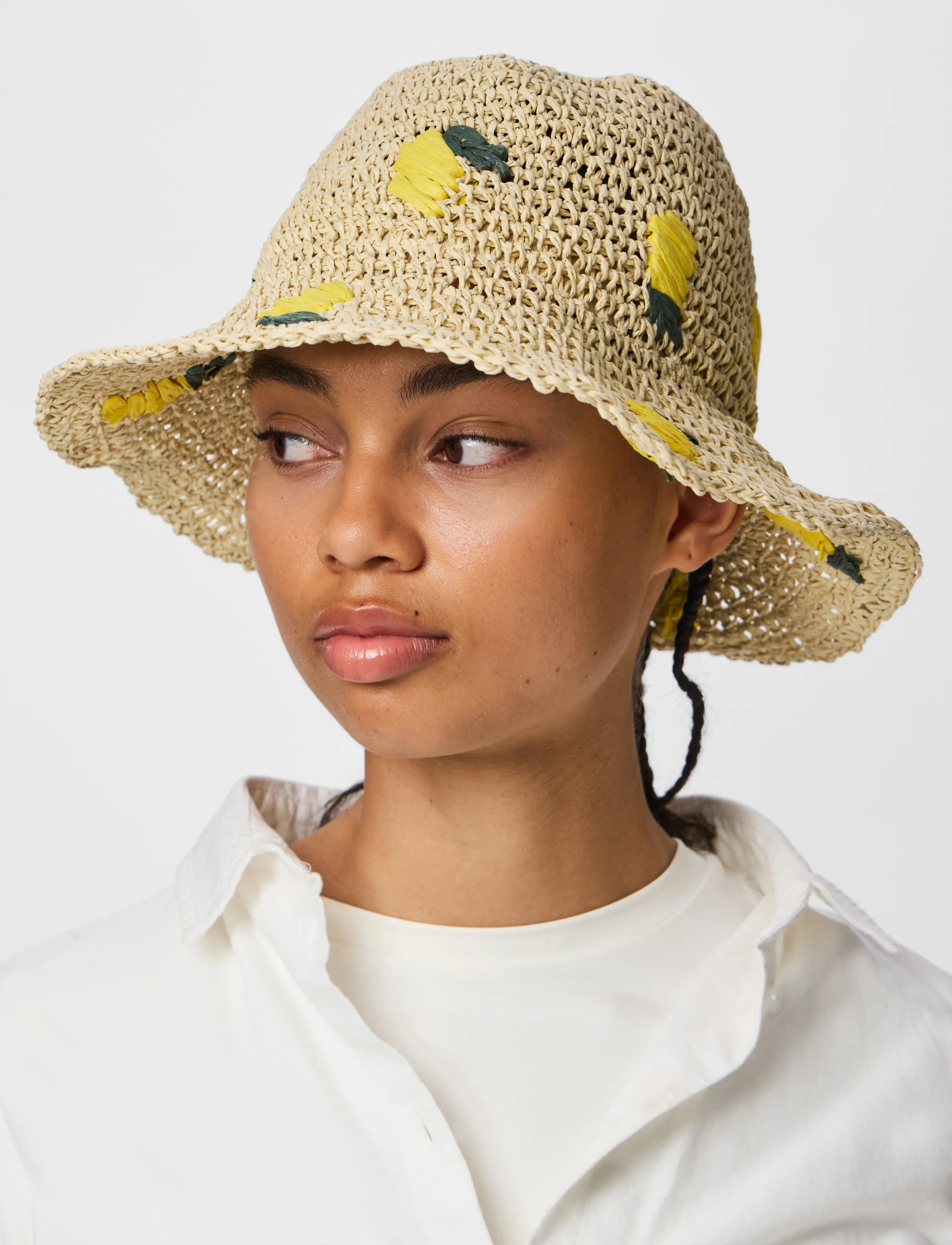 Pieces Pckelly Bucket Hat, One Size, Beige, Hovedbeklædning > Spandhatte, Dame