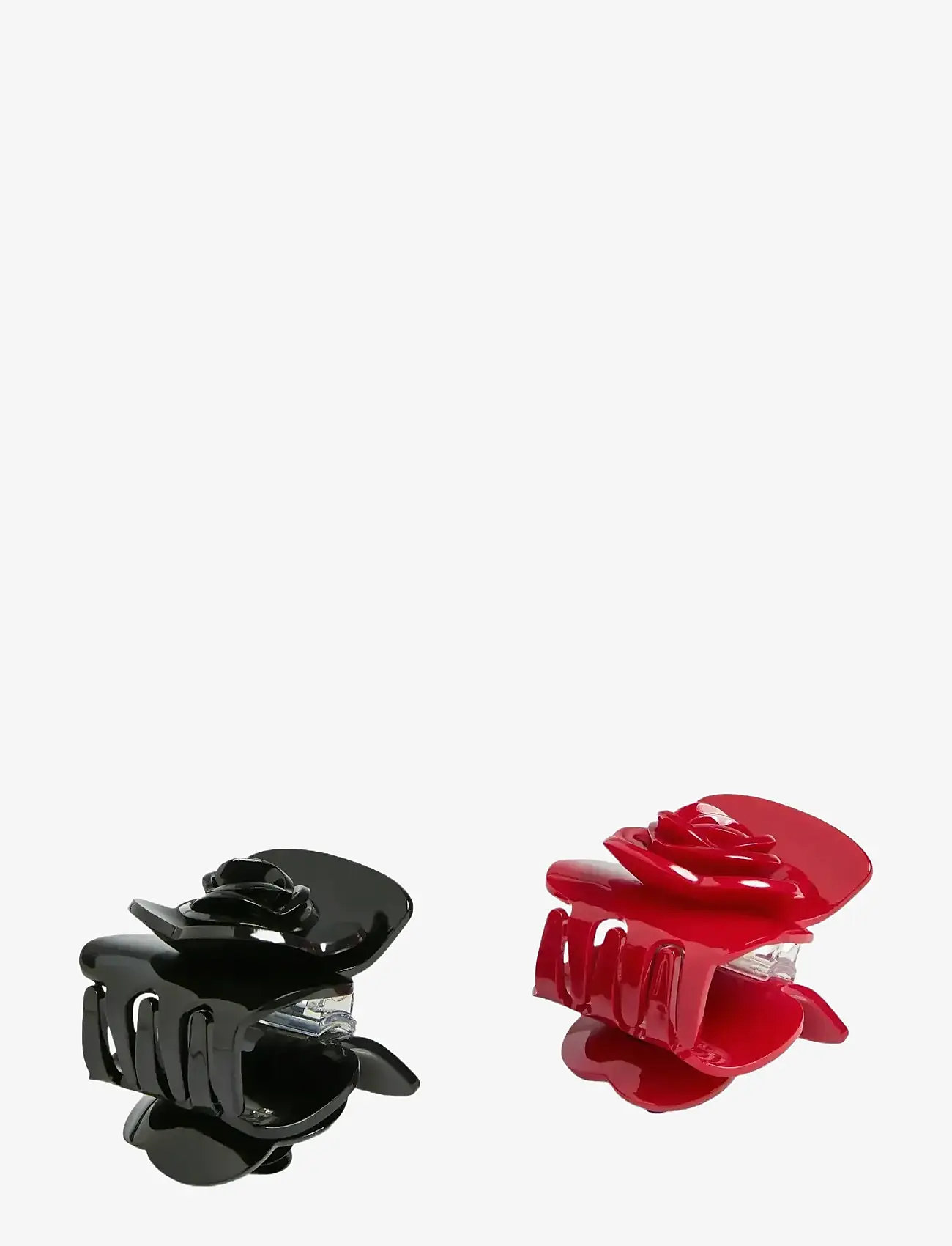Pieces - PCMILA A ROSE HAIRSHARK 2-PACK - hair claws - beet red - 0