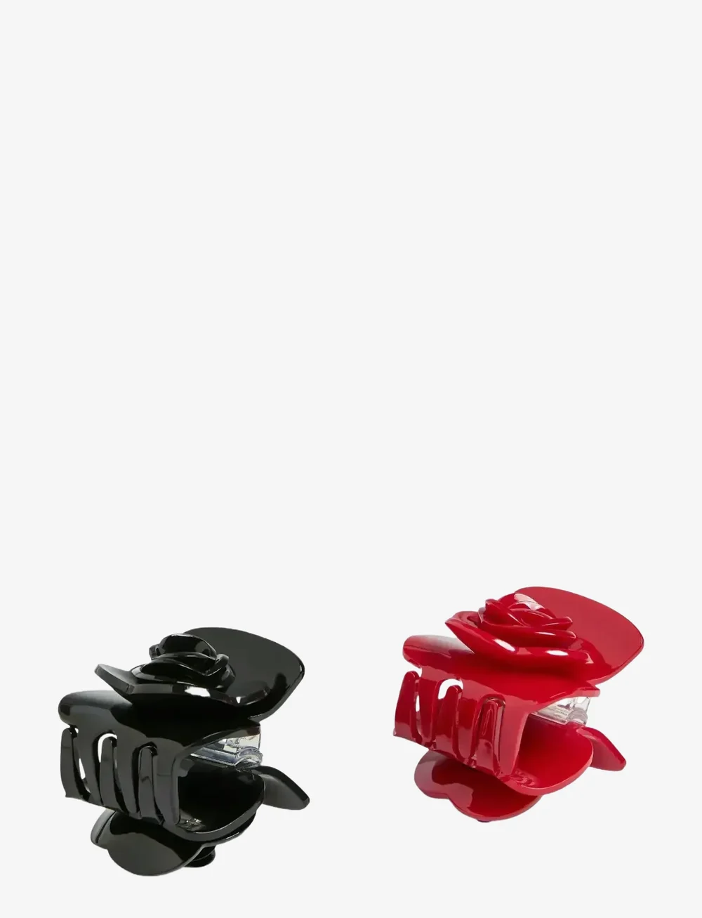 Pieces - PCMILA A ROSE HAIRSHARK 2-PACK - juukselõksud - beet red - 0