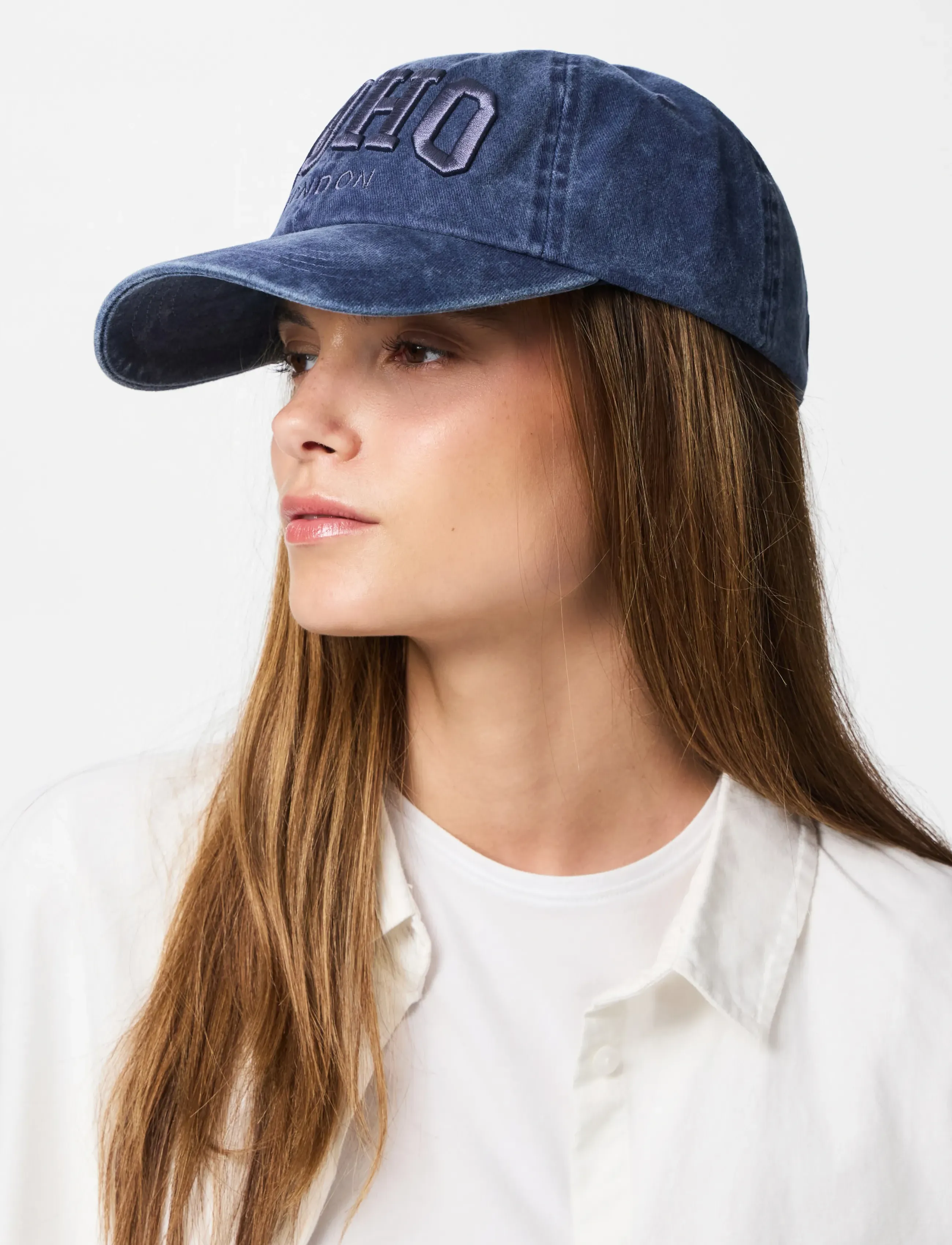 Pieces Pcbelinda Cap, Kvinder, Vasket Baseball Kasket, Grå, Str: ONE SIZE