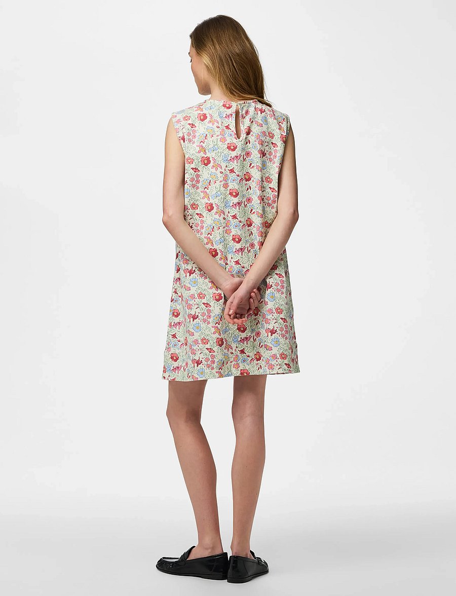 Pieces - PCSALUME SL SHORT DENIM DRESS - sommerkleider - birch - 3