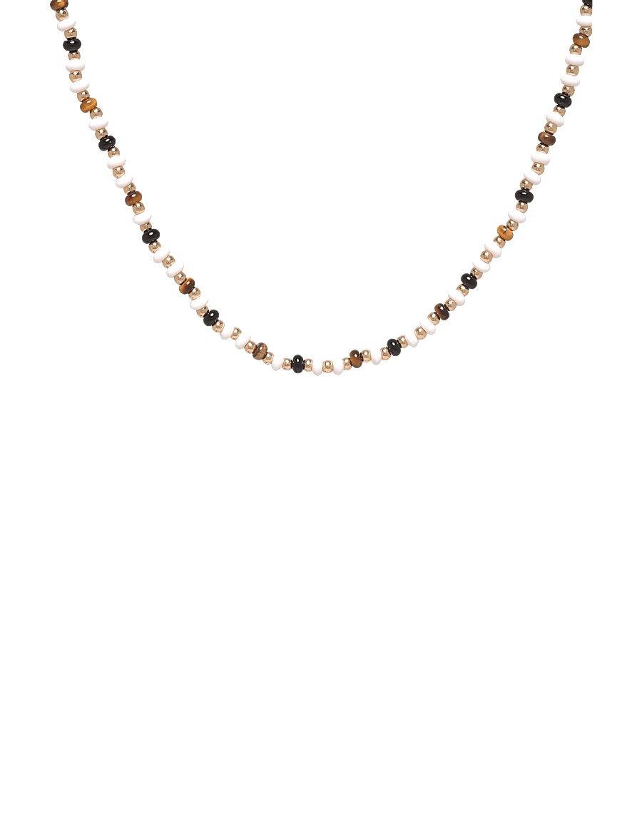 Pieces - PCBELLIS NECKLACE 2-PACK - grandininiai karoliai - gold colour - 1