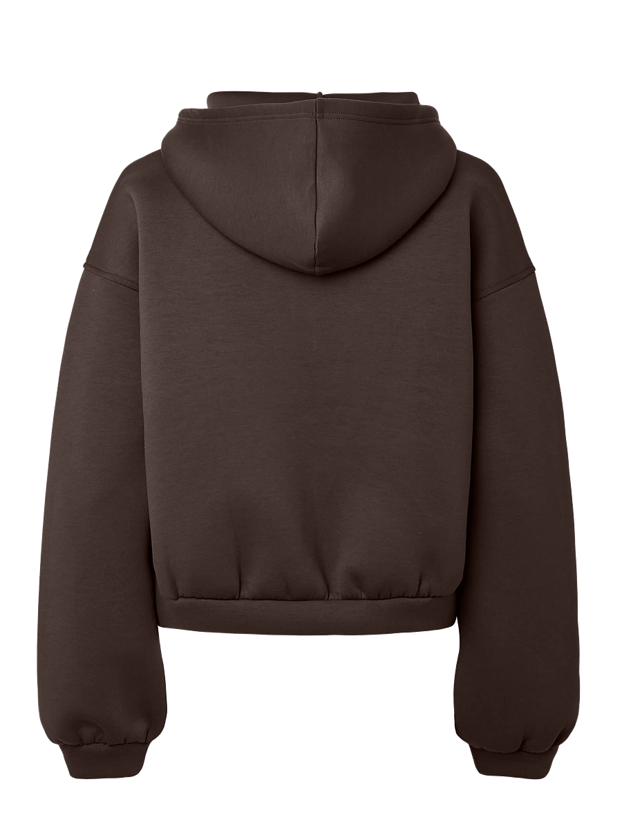 Pieces - PCBUCUBA LS ZIPPER SCUBA HOODIE ACT JRS - kapuutsiga pusad - hot fudge - 2