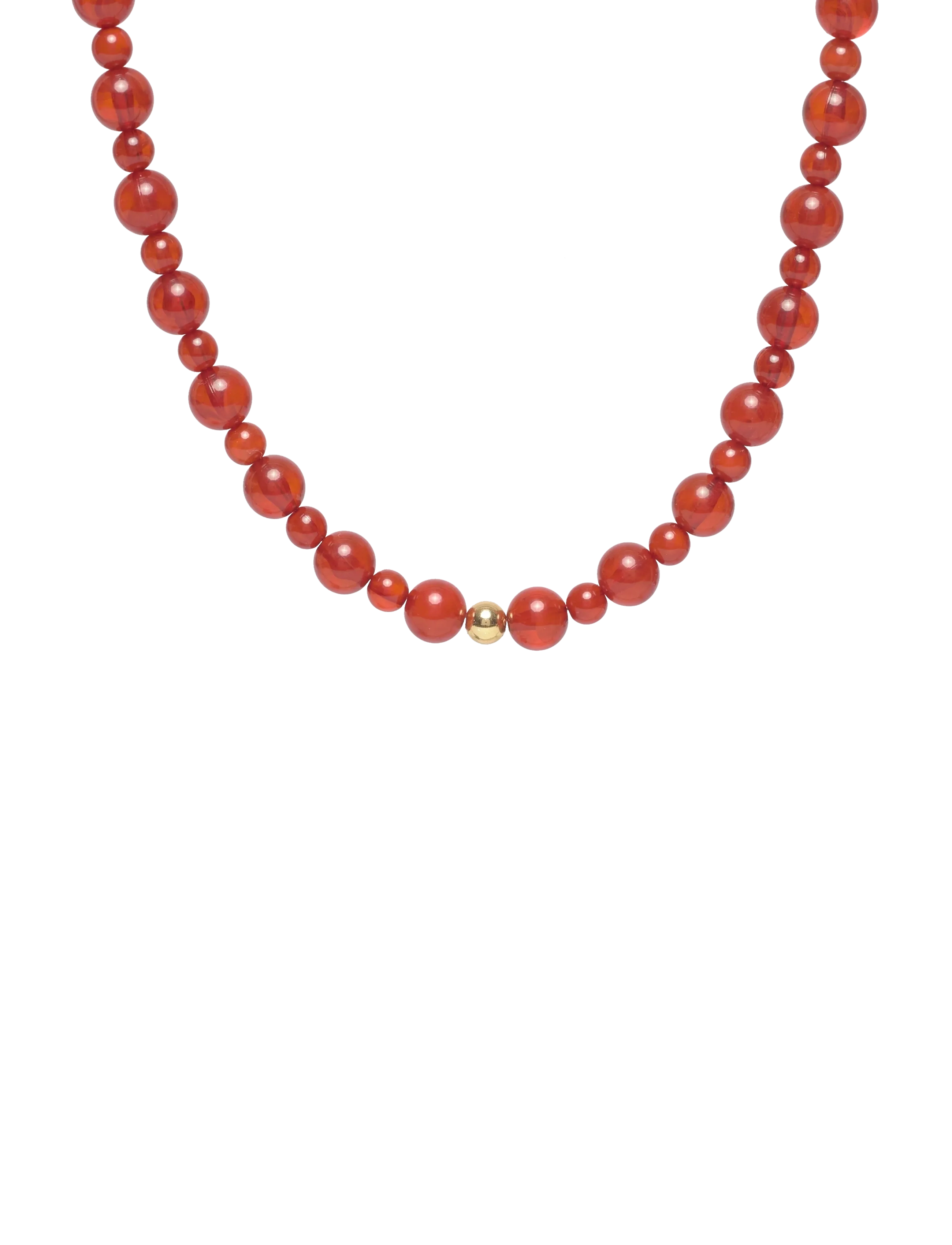 Pieces PCKELLY A NECKLACE - Halskæder - HAWAIIAN SUNSET / coral