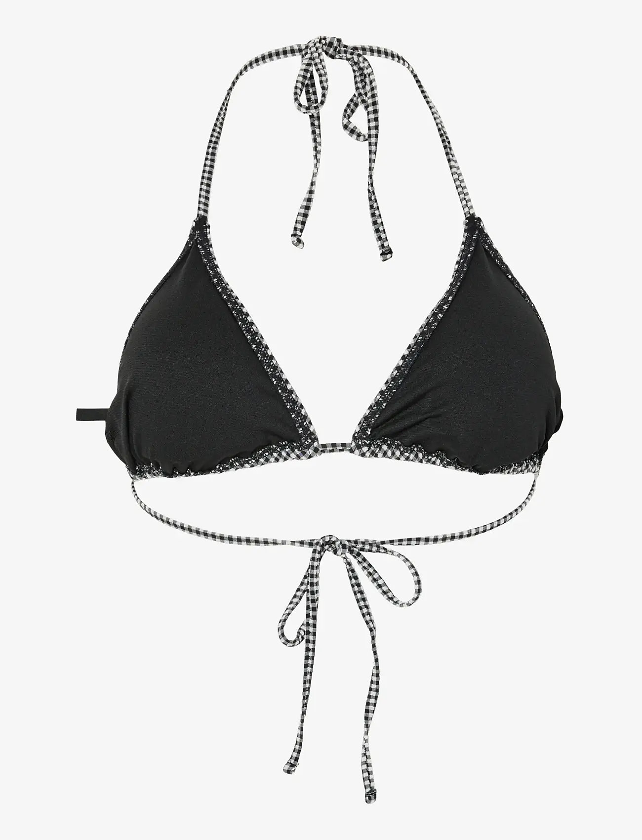 Pieces - PCKIA TRIANGLE BIKINI TOP BC - trekant-bikinis - black - 1