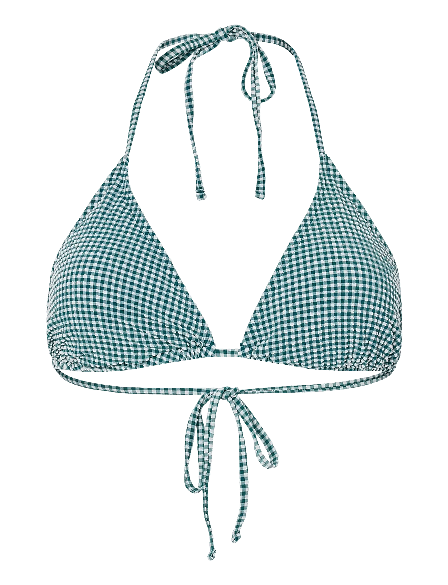 Pieces - PCKIA TRIANGLE BIKINI TOP BC - kolmnurksed bikiinid - forest biome - 1
