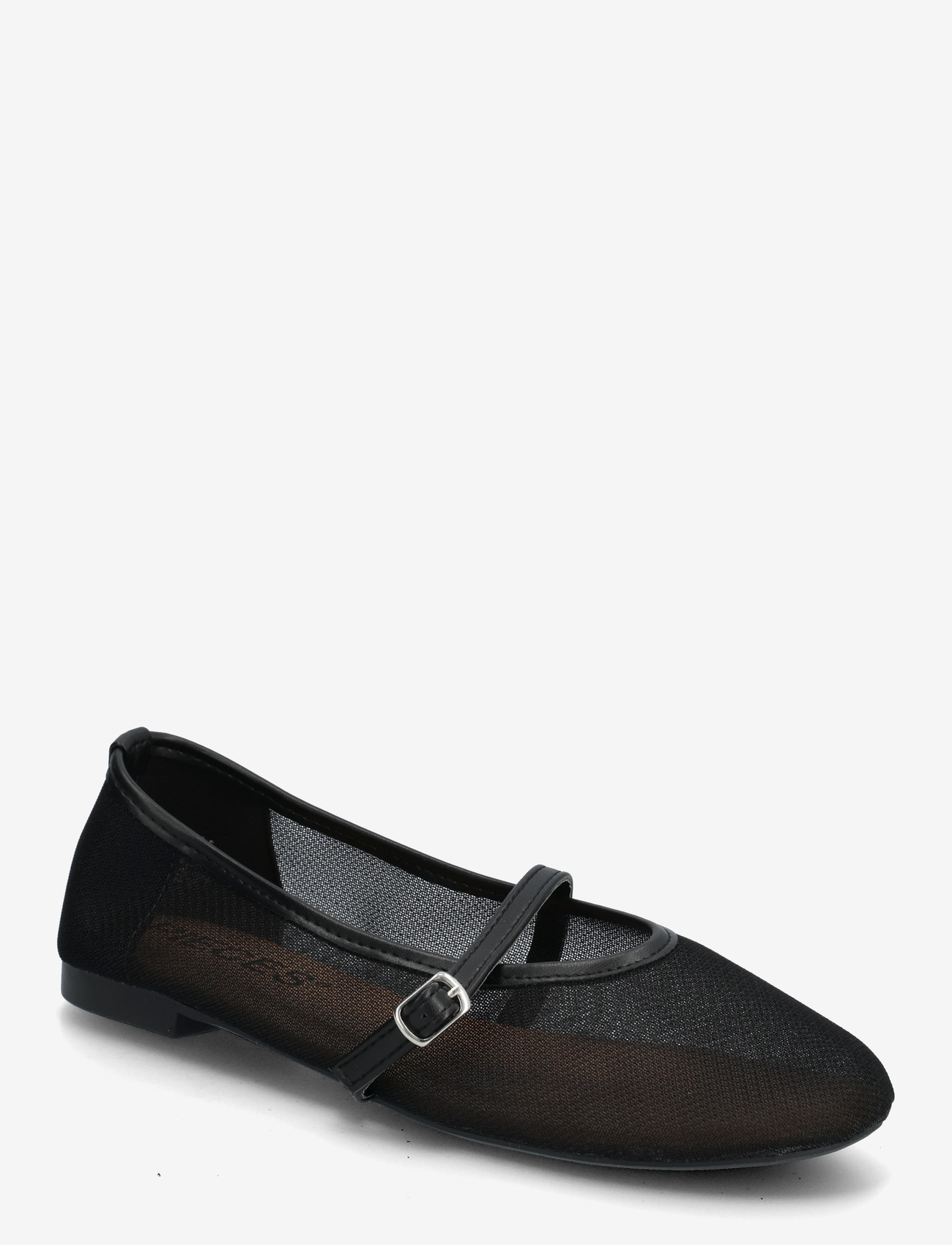 Pieces - PCSTEPH MARY JANE MESH BALLERINA HG - besondere anlässe - black - 0