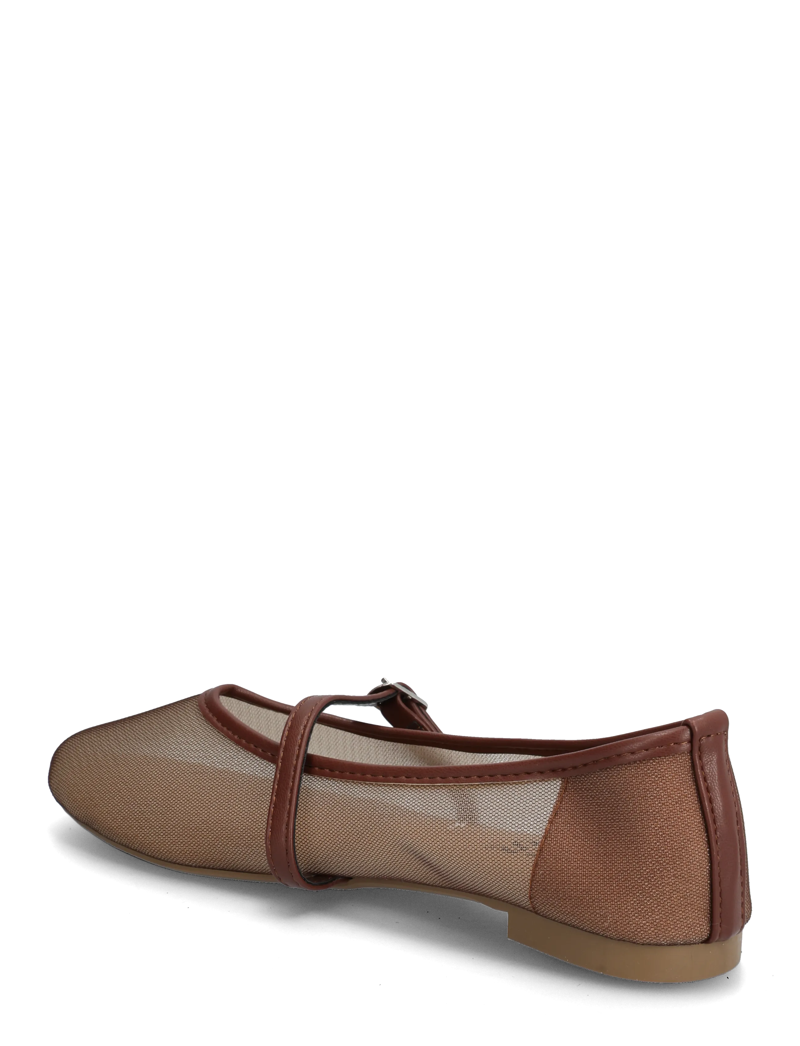 Pieces - PCSTEPH MARY JANE MESH BALLERINA HG - special occasions - downtown brown - 2