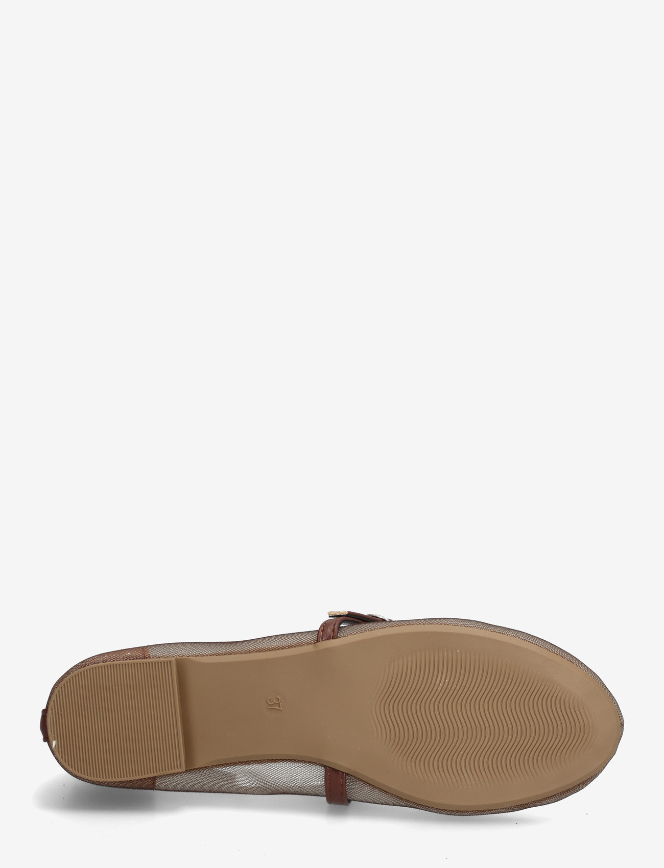 Pieces - PCSTEPH MARY JANE MESH BALLERINA HG - downtown brown - 4