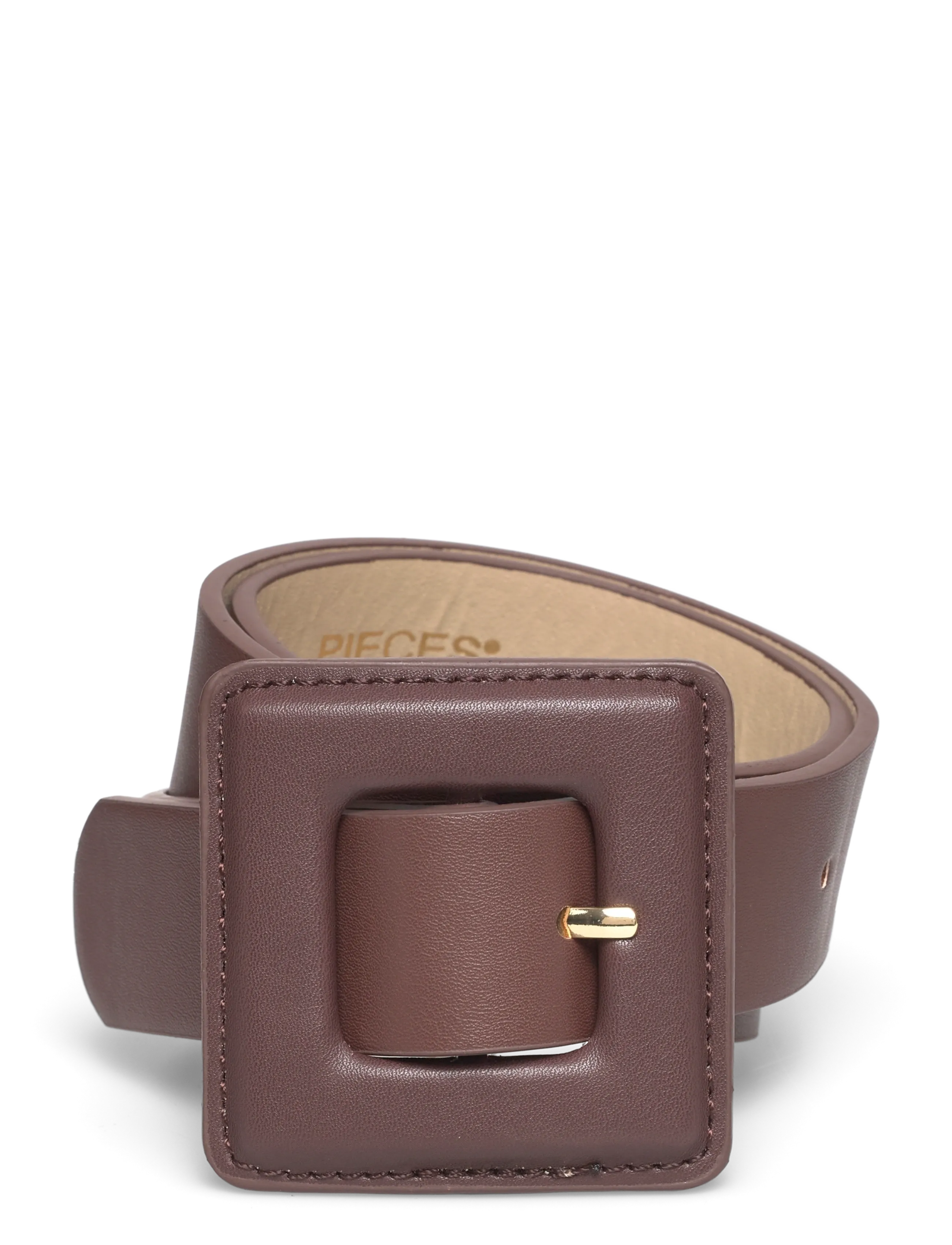 Pieces PCBINNA COVERED WAIST BELT BUNDLE - Pieces - COFFEE QUARTZ / brown