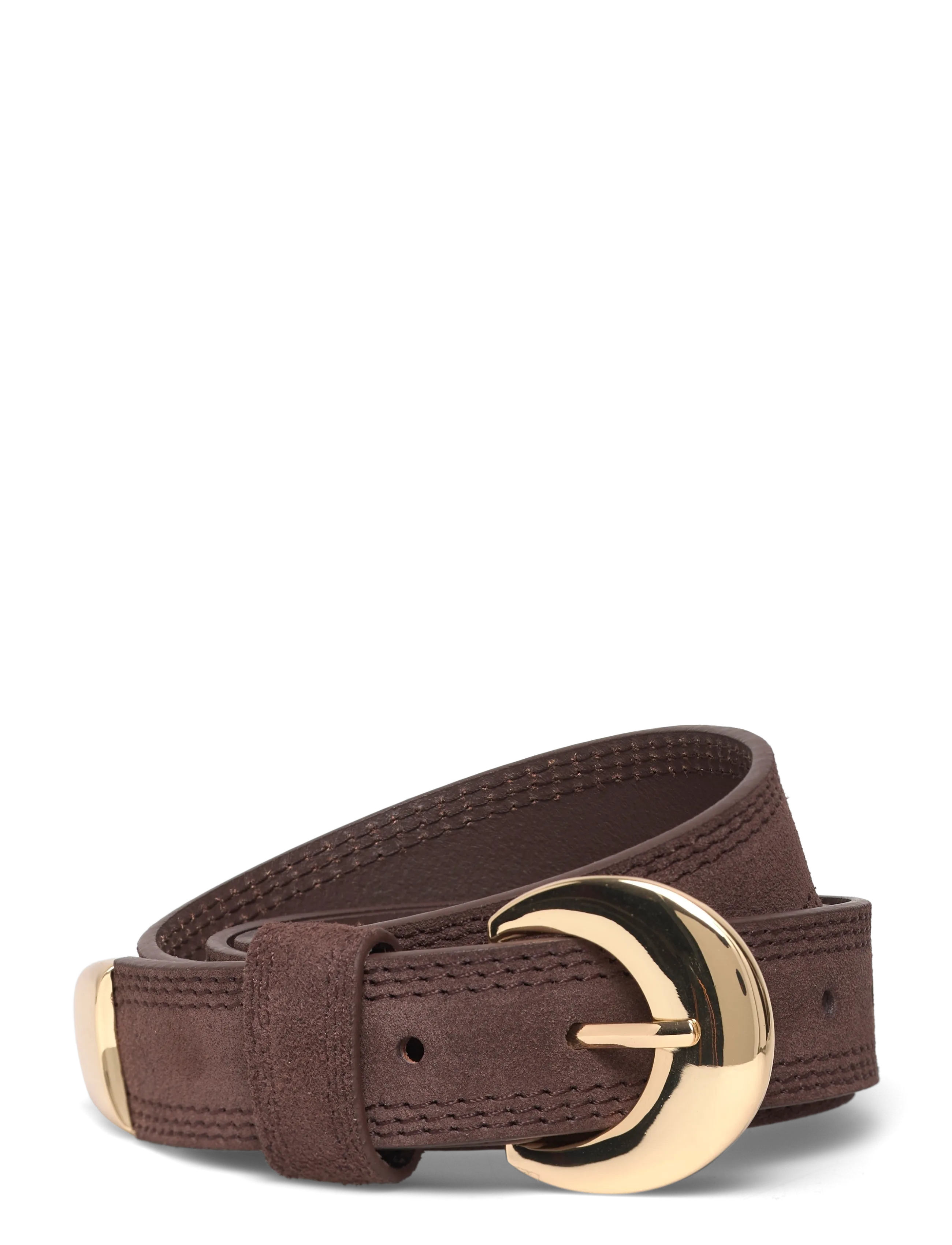 Pieces Pcbaria Suede Jeans Belt, 85, Brown, Belts > Casual Belt, Dame