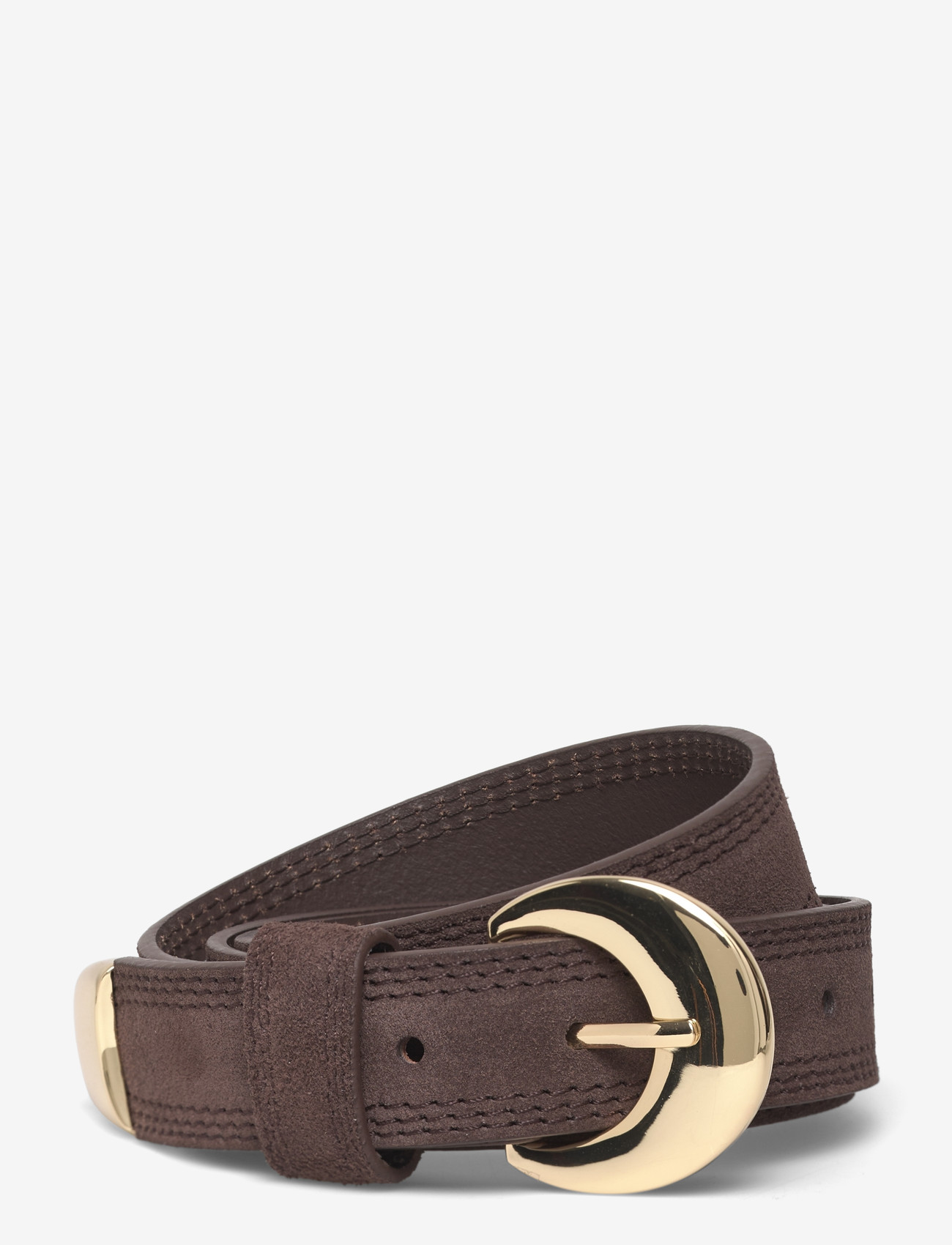 Pieces - PCBARIA SUEDE JEANS BELT - læderbælter - coffee quartz - 0