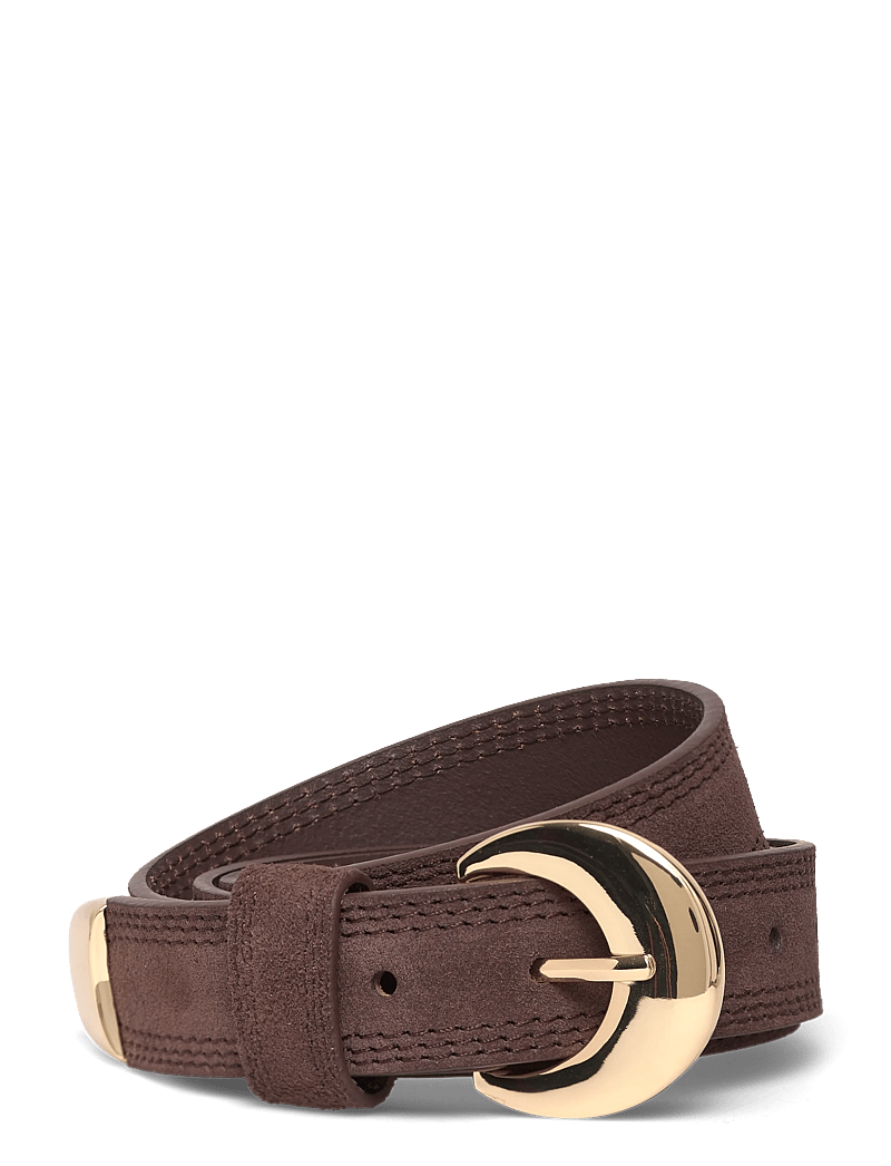 Pieces - PCBARIA SUEDE JEANS BELT - Ādas jostas - coffee quartz - 0