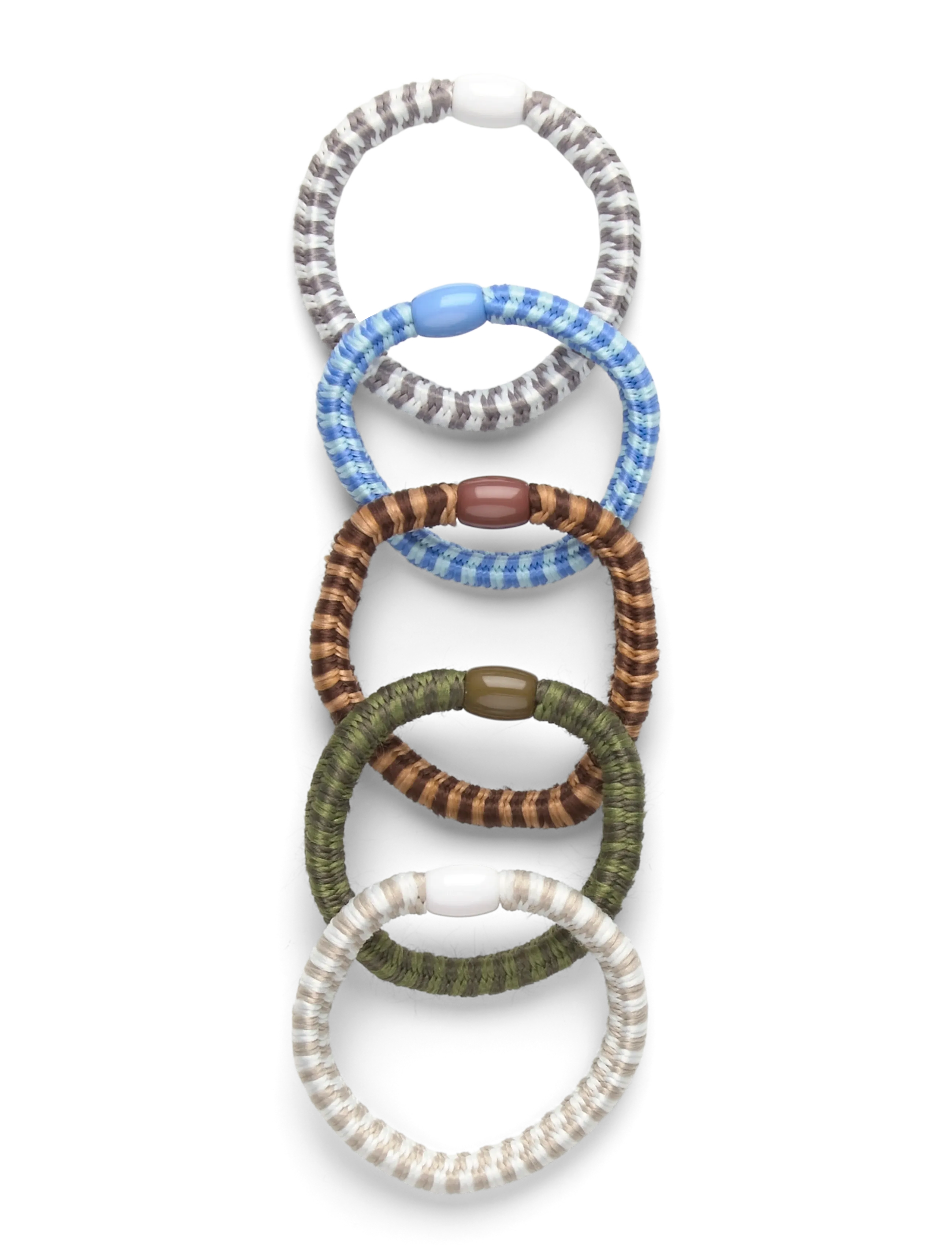 Pieces PCBELANIA HAIR ELASTIC 5-PACK - Hair accessories - BLACK / brown