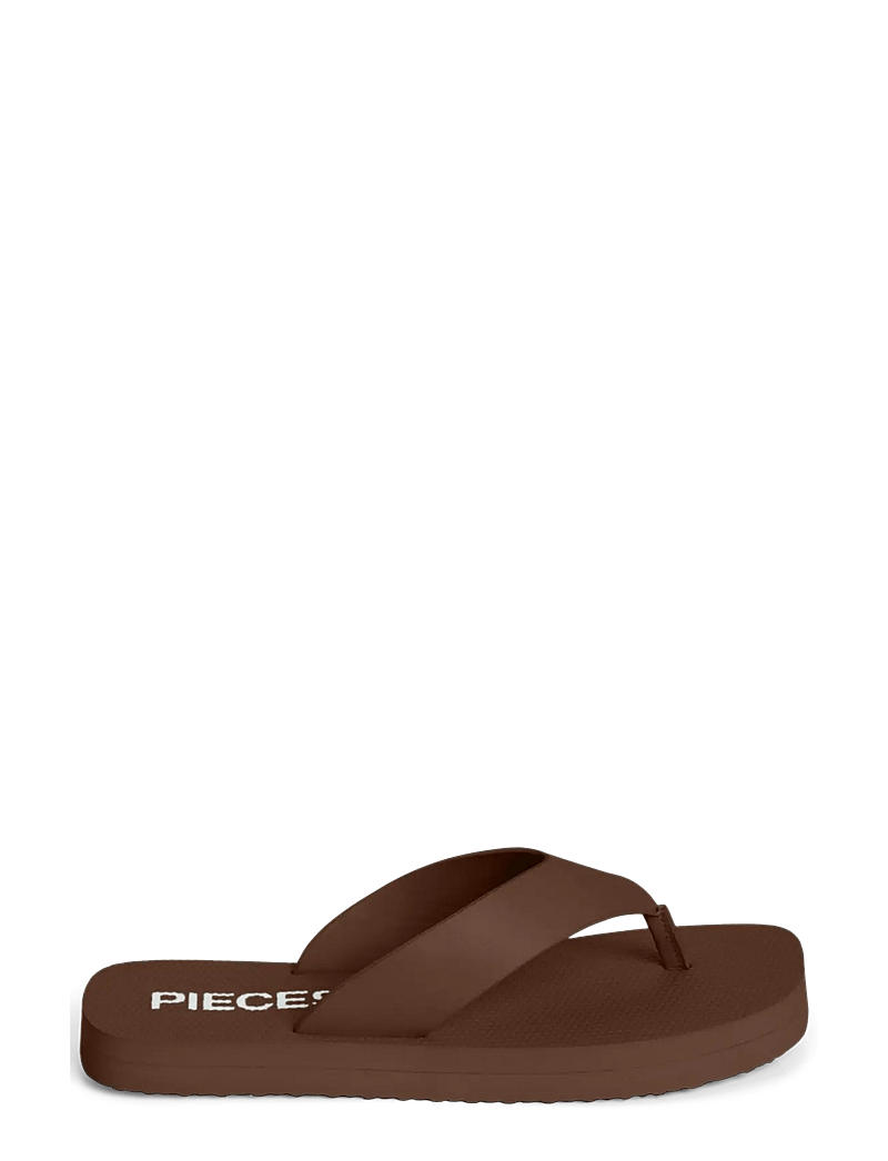 Pieces - PCSUMMER HIGH FLIP FLOP HG - klipklapper - downtown brown - 0