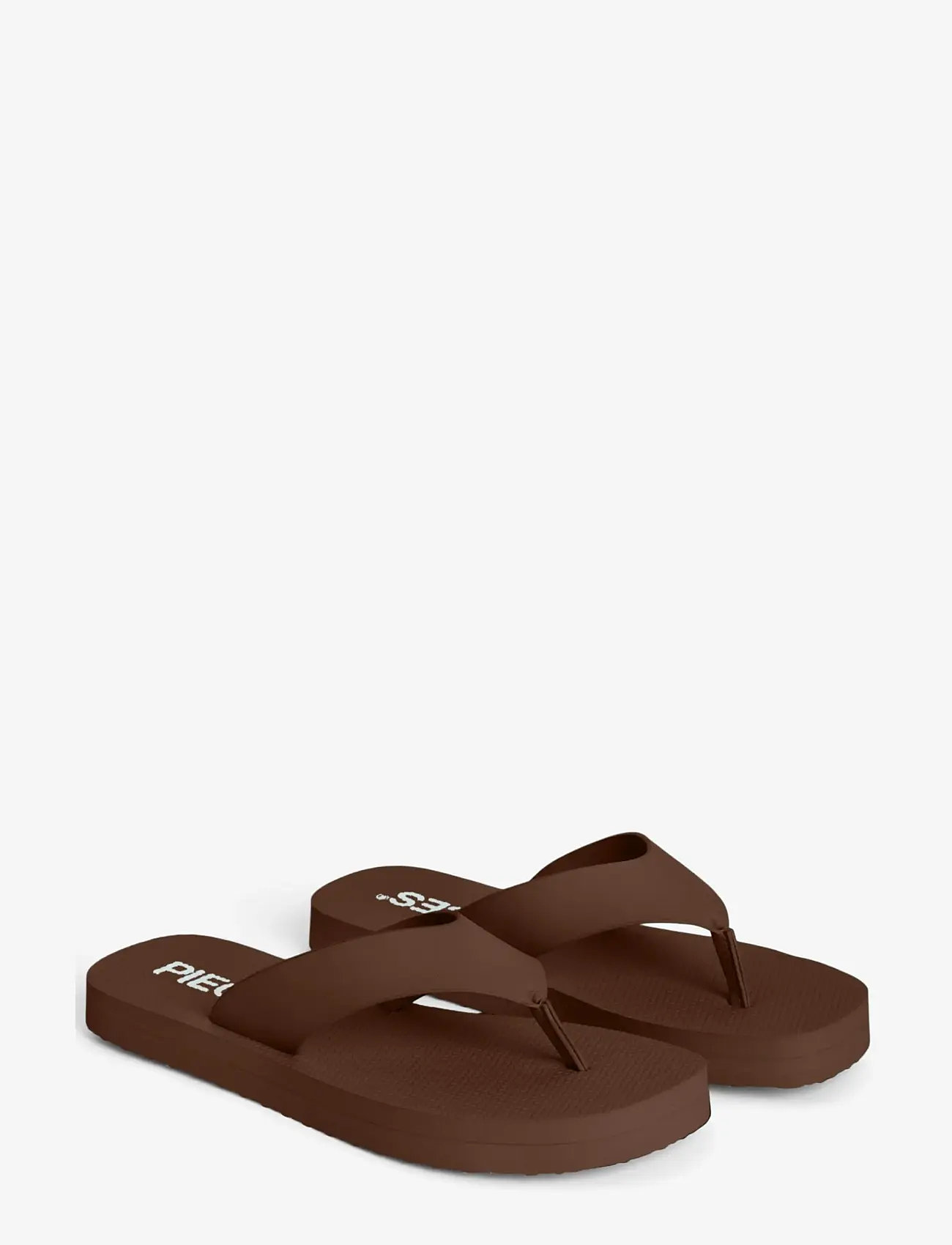 Pieces - PCSUMMER HIGH FLIP FLOP HG - klipklapper - downtown brown - 2