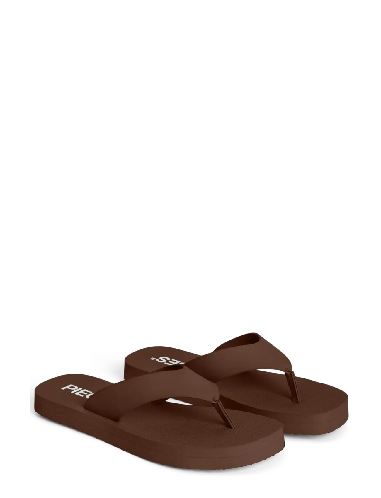 Pieces - PCSUMMER HIGH FLIP FLOP HG - klipklapper - downtown brown - 2