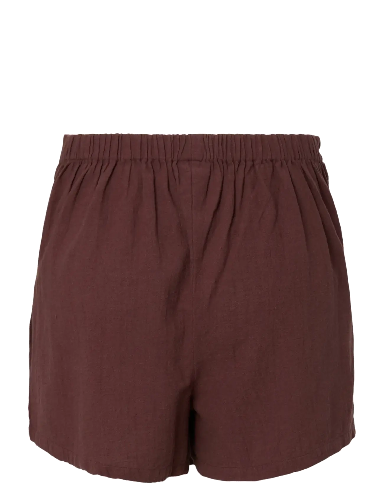 Pieces - PCAGNES HW SKORT WVN BC - madalaimad hinnad - deep mahogany - 1
