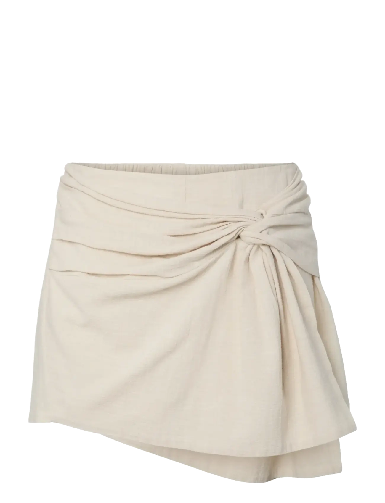 Pieces Pcagnes Hw Skort Wvn Bc, L, Bademode, Creme - Beach Wear, Frauen