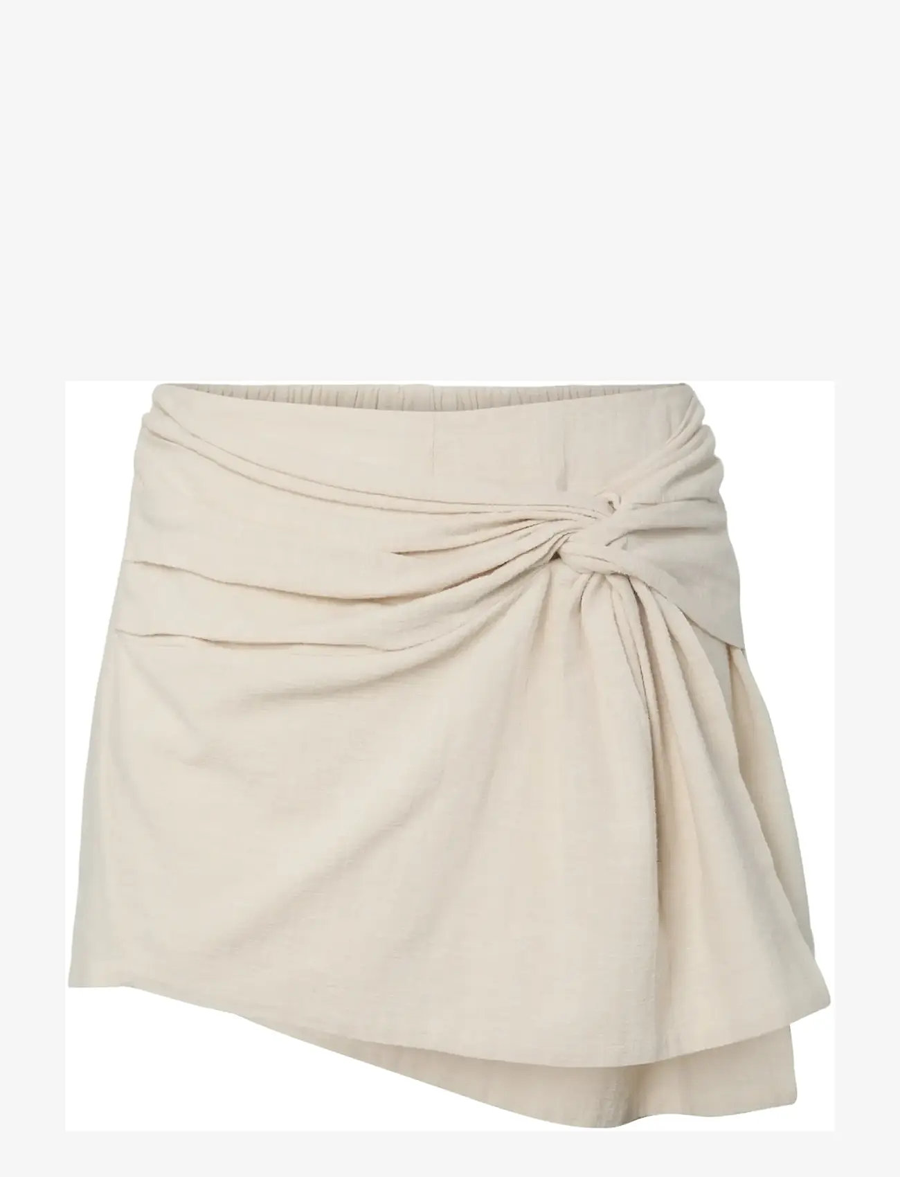 Pieces - PCAGNES HW SKORT WVN BC - strandmode - natural - 0