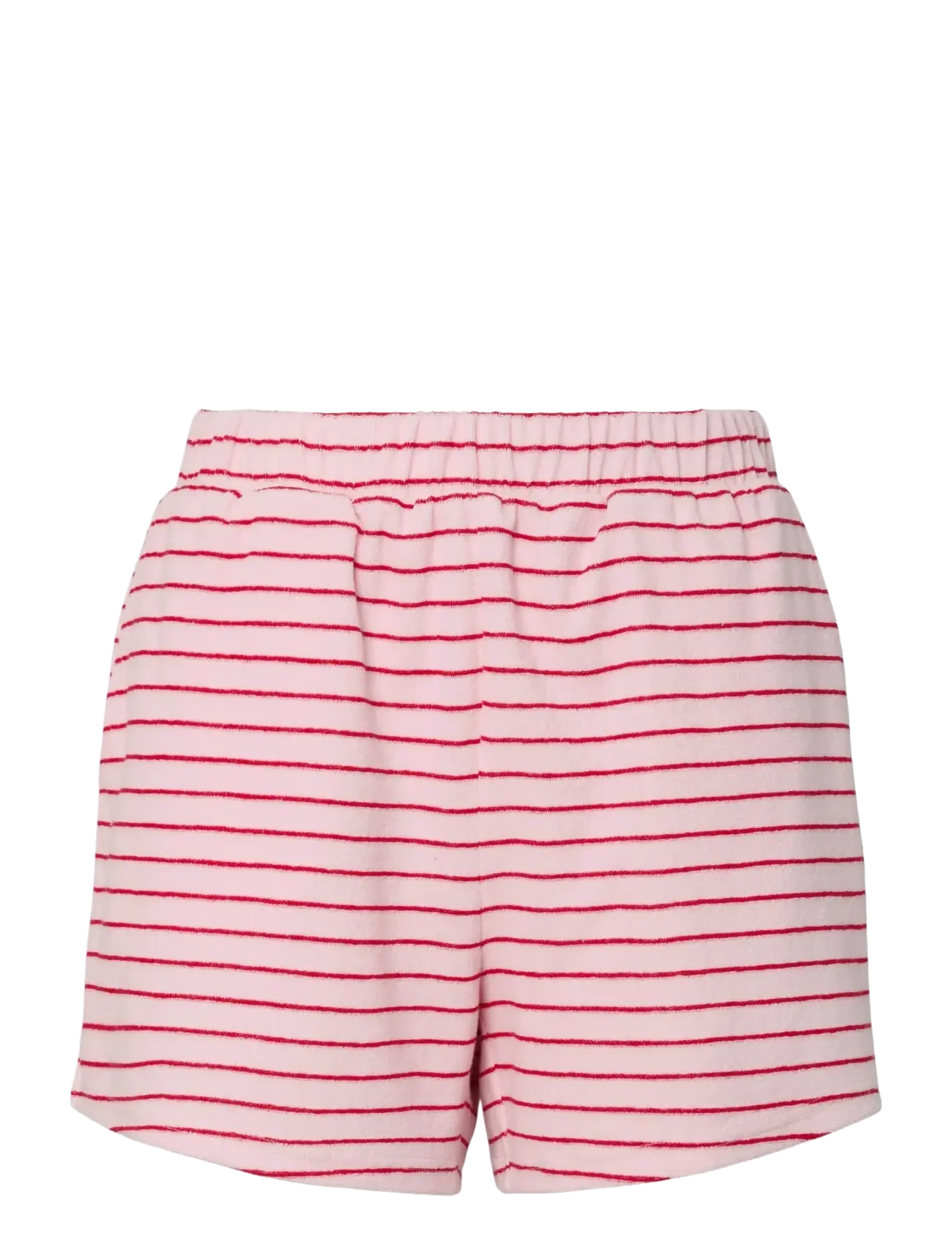 Pieces PCKAY MW FROTTE SHORTS - Riided - CHERRY BLOSSOM / red