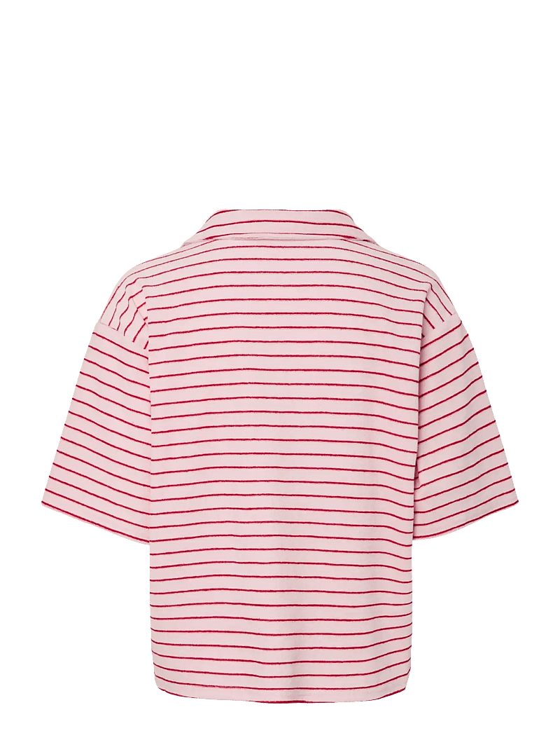 Pieces - PCKAY FROTTE SS SHIRT - strandmode - cherry blossom - 1