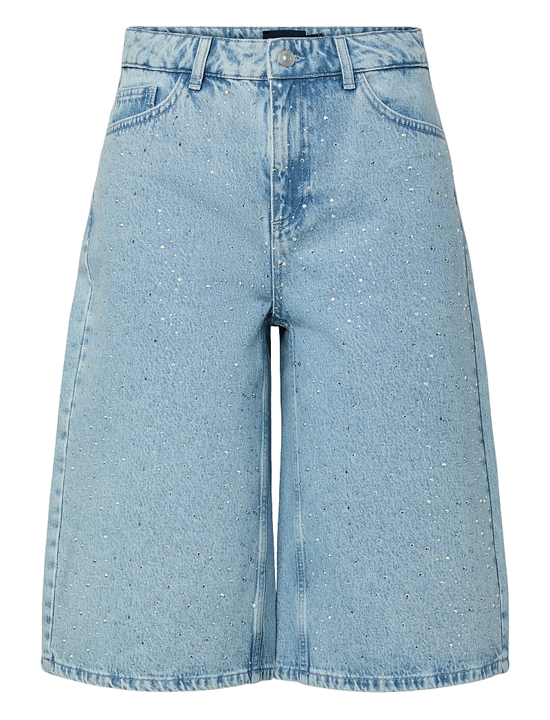 Pieces - PCNOEL MW DENIM JORTS D2D PP - jorts - light blue denim - 1