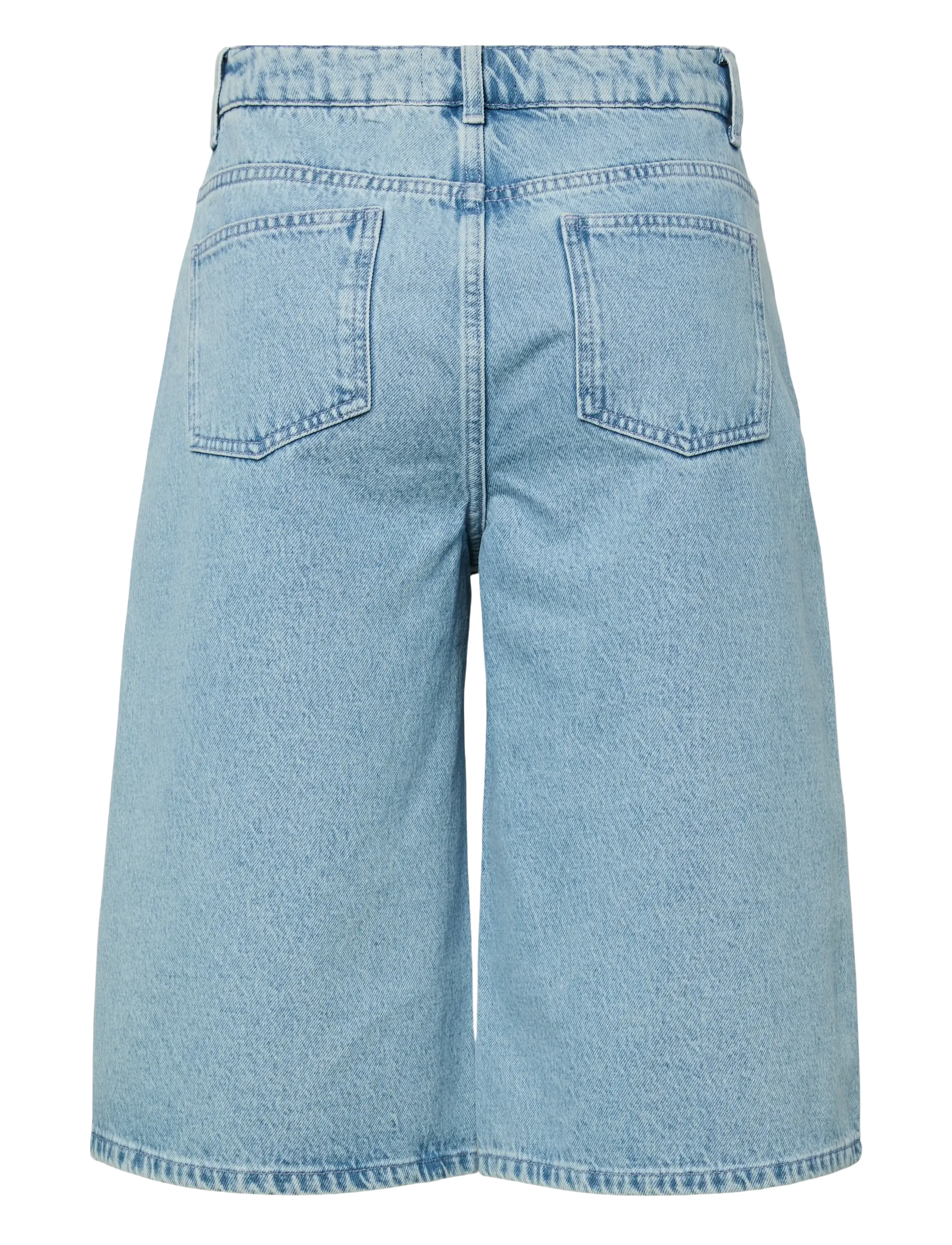 Pieces - PCNOEL MW DENIM JORTS D2D PP - jorts - light blue denim - 2