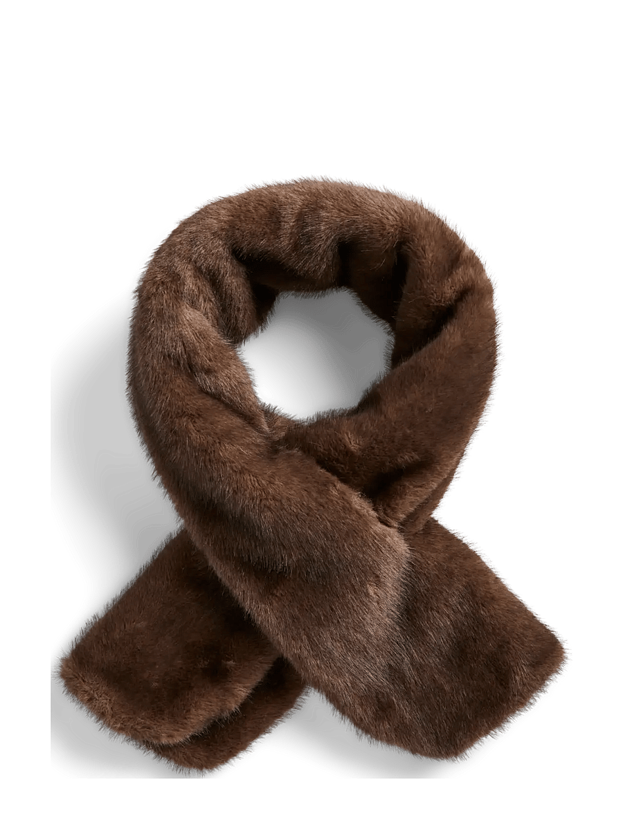 Pieces - PCJUTLANDIA SCARF BC - halstørklæder - ganache - 0