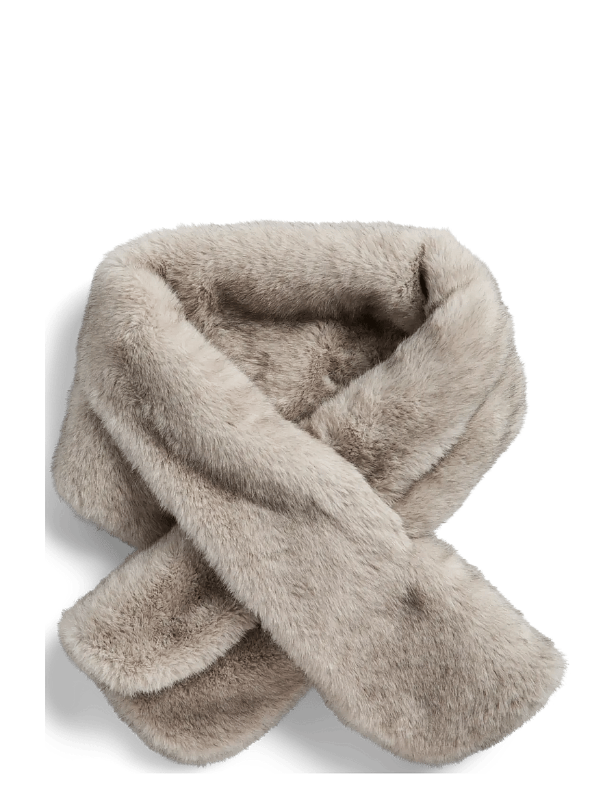 Pieces - PCJUTLANDIA SCARF BC - talvesallid - greige - 1