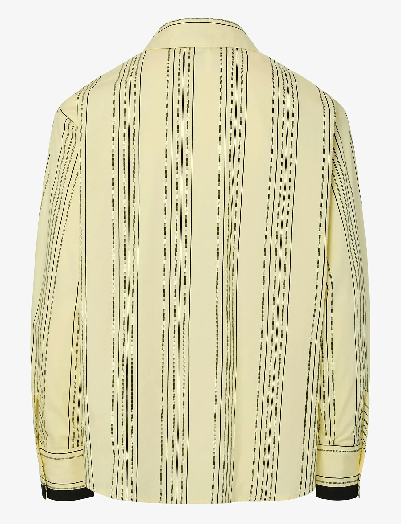 Pieces - PCJAMIE LS LOOSE SHIRT WVN D2D PP - marškiniai ilgomis rankovėmis - pastel yellow - 1