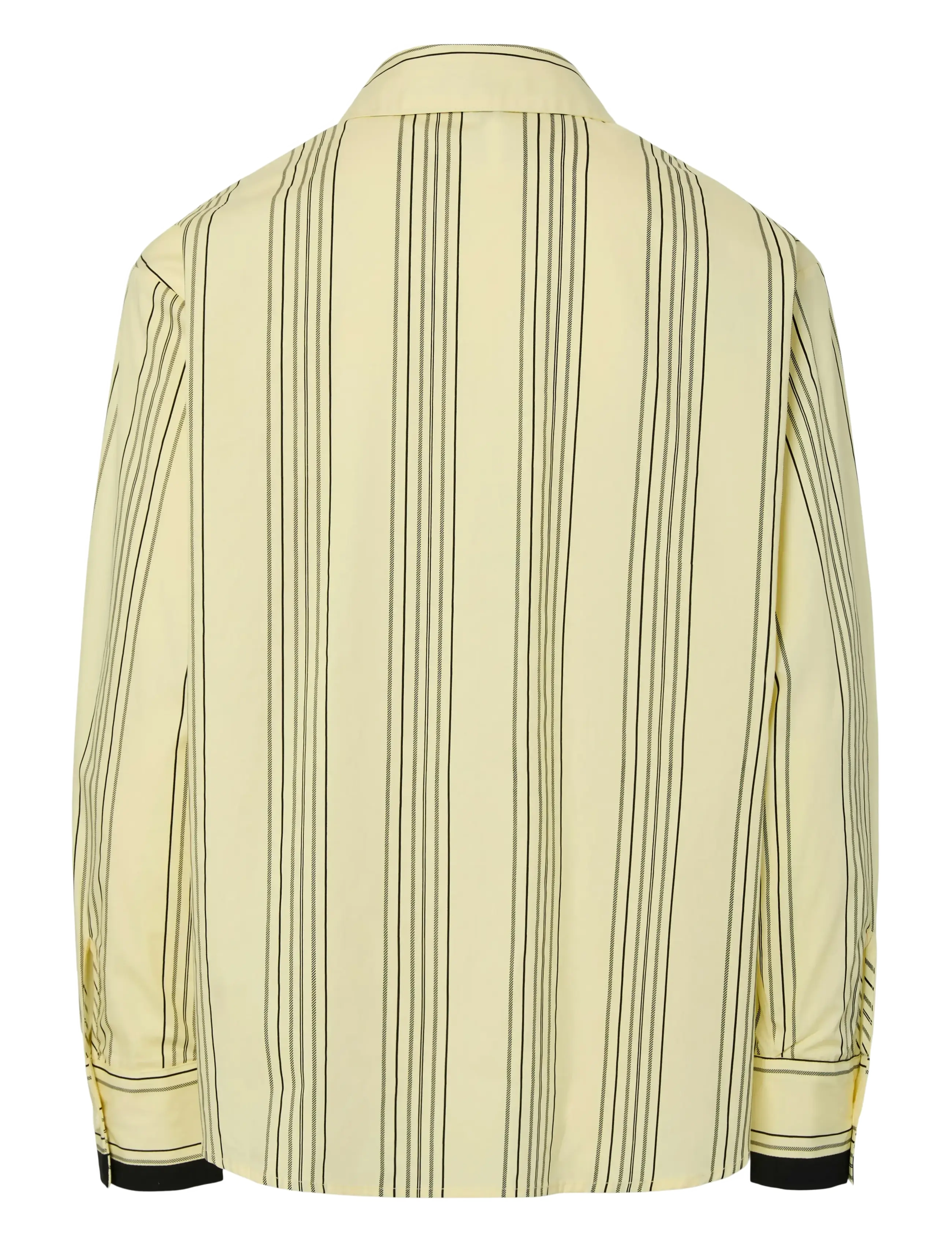 Pieces - PCJAMIE LS LOOSE SHIRT WVN D2D PP - langärmlige hemden - pastel yellow - 1