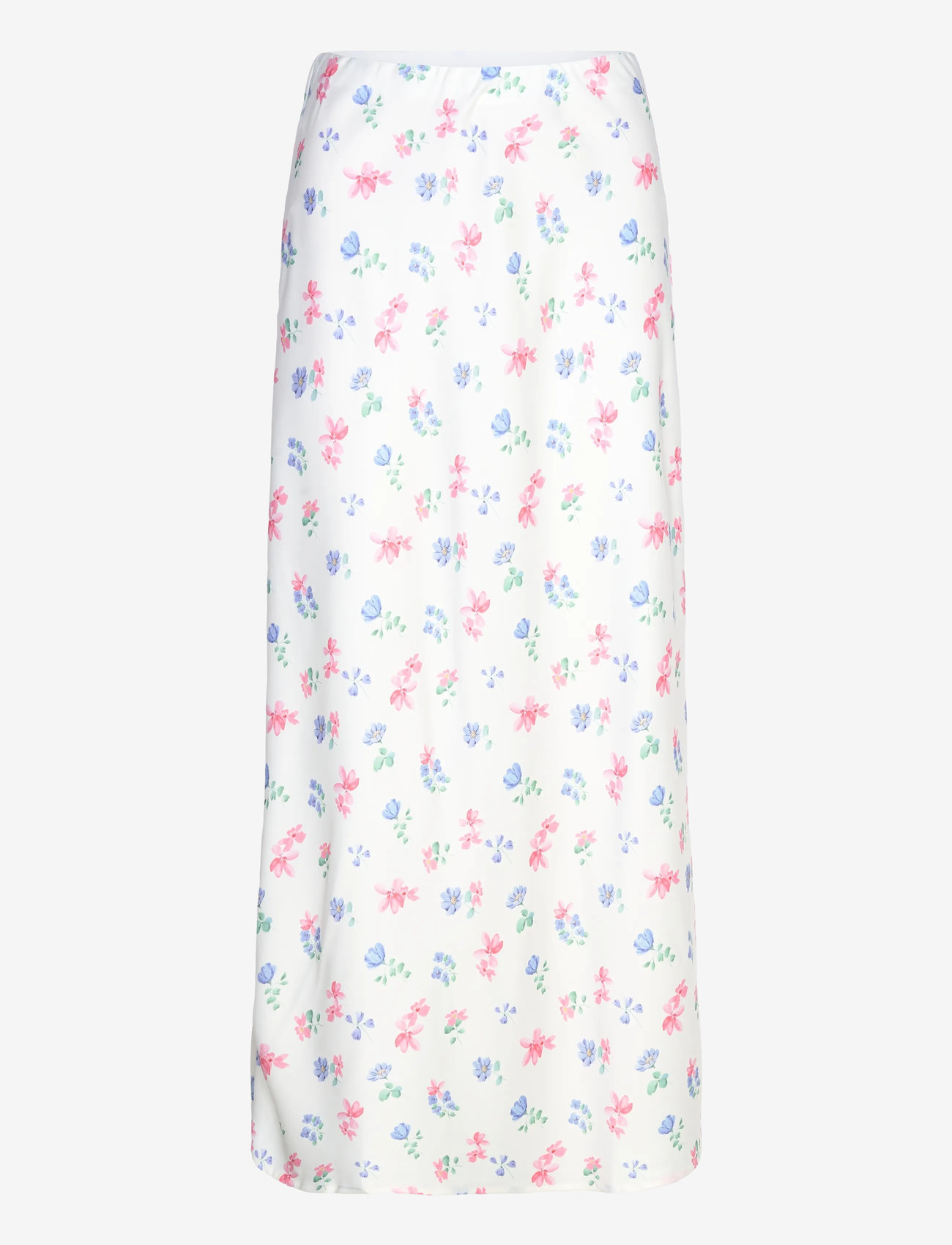 Pieces - PCMILLIE HW LONG SKIRT D2D WVN - maksiseelikud - cloud dancer - 0