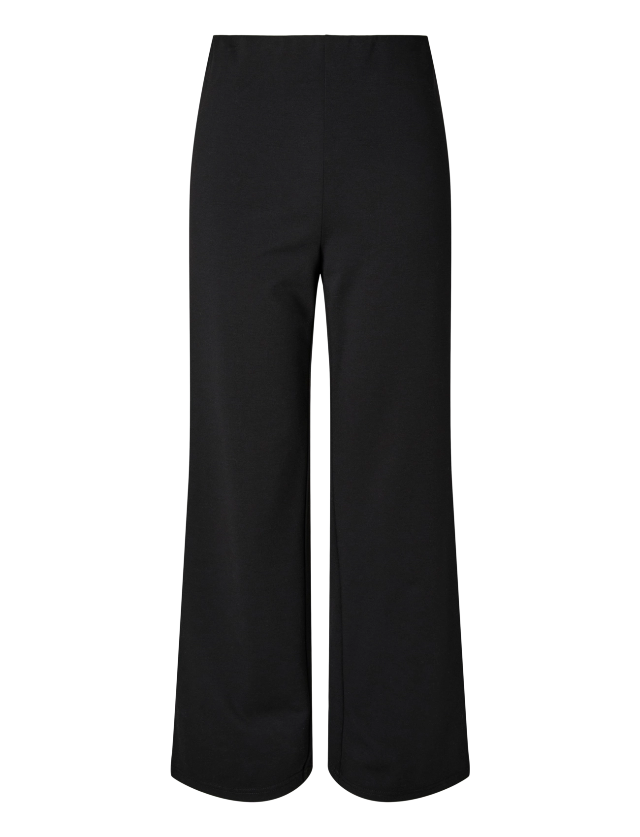 Pieces - PCBIA HW WIDE PANTS JRS NOOS BC - wide leg trousers - black - 2