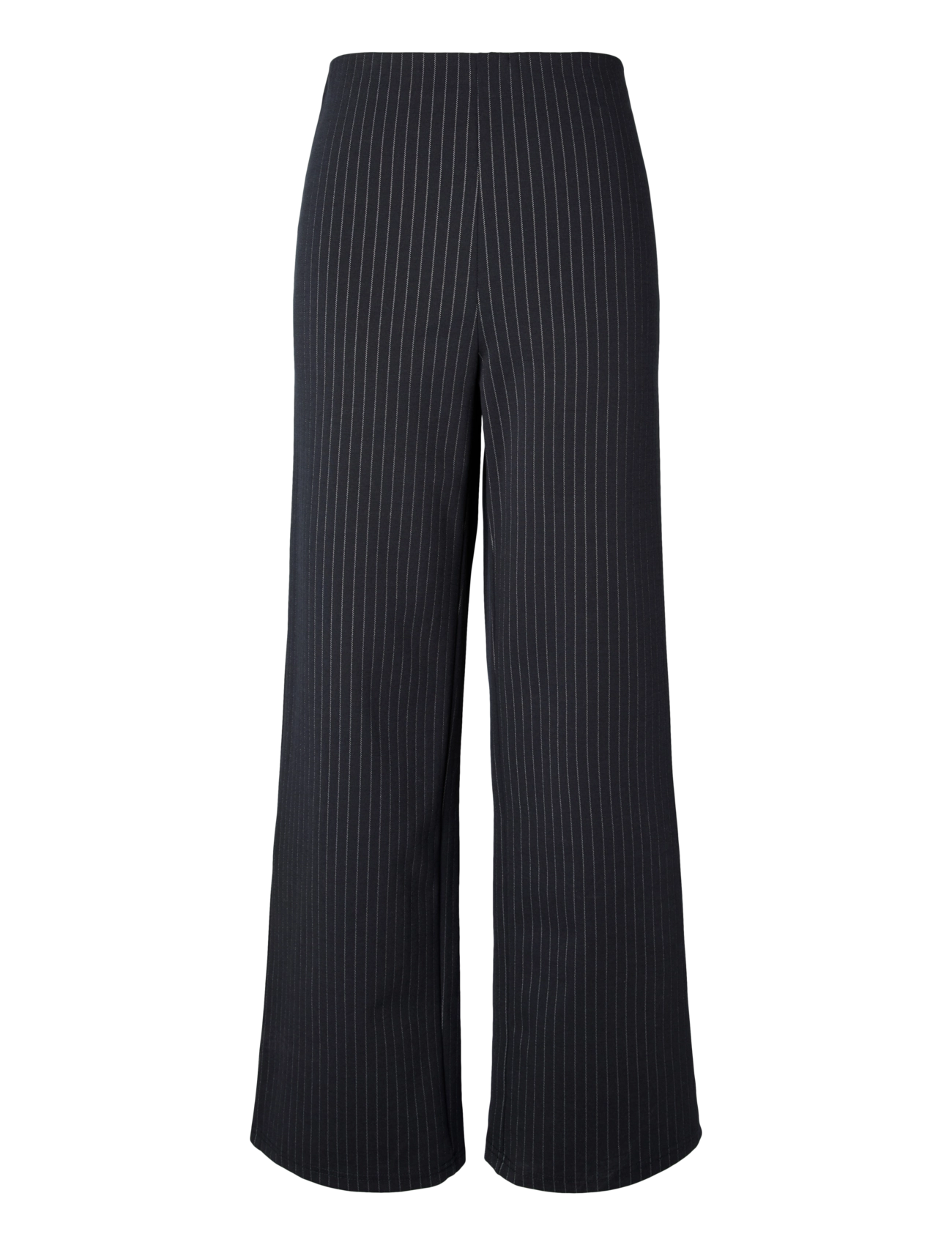 Pieces - PCBIA HW WIDE PANTS JRS NOOS BC - wide leg trousers - maritime blue - 1