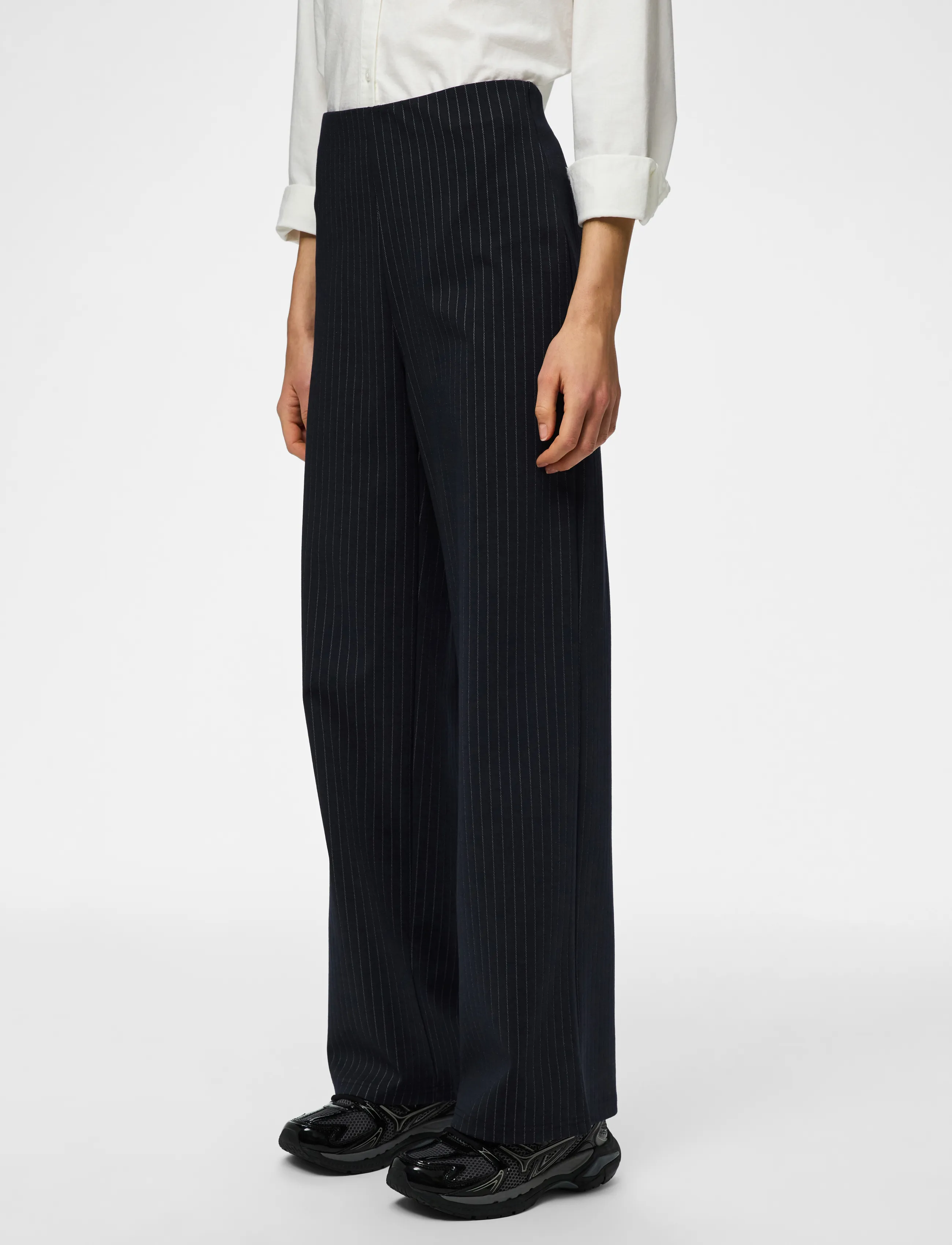 Pieces PCBIA HW WIDE PANTS JRS NOOS BC - Pieces - MARITIME BLUE / navy